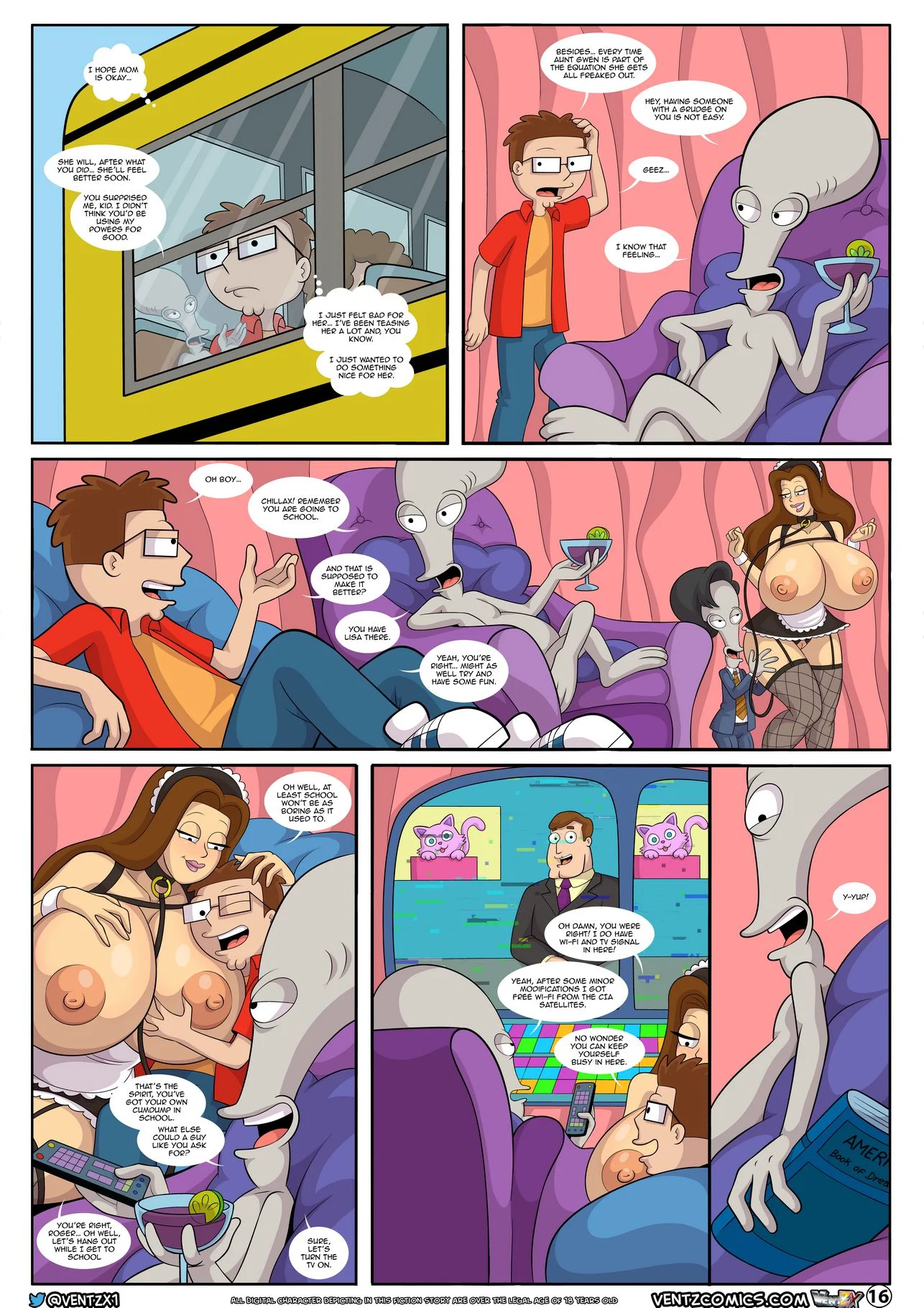 The Tales Of An American Son (American Dad!) [Arabatos] - Chapter 3 — Page 16
