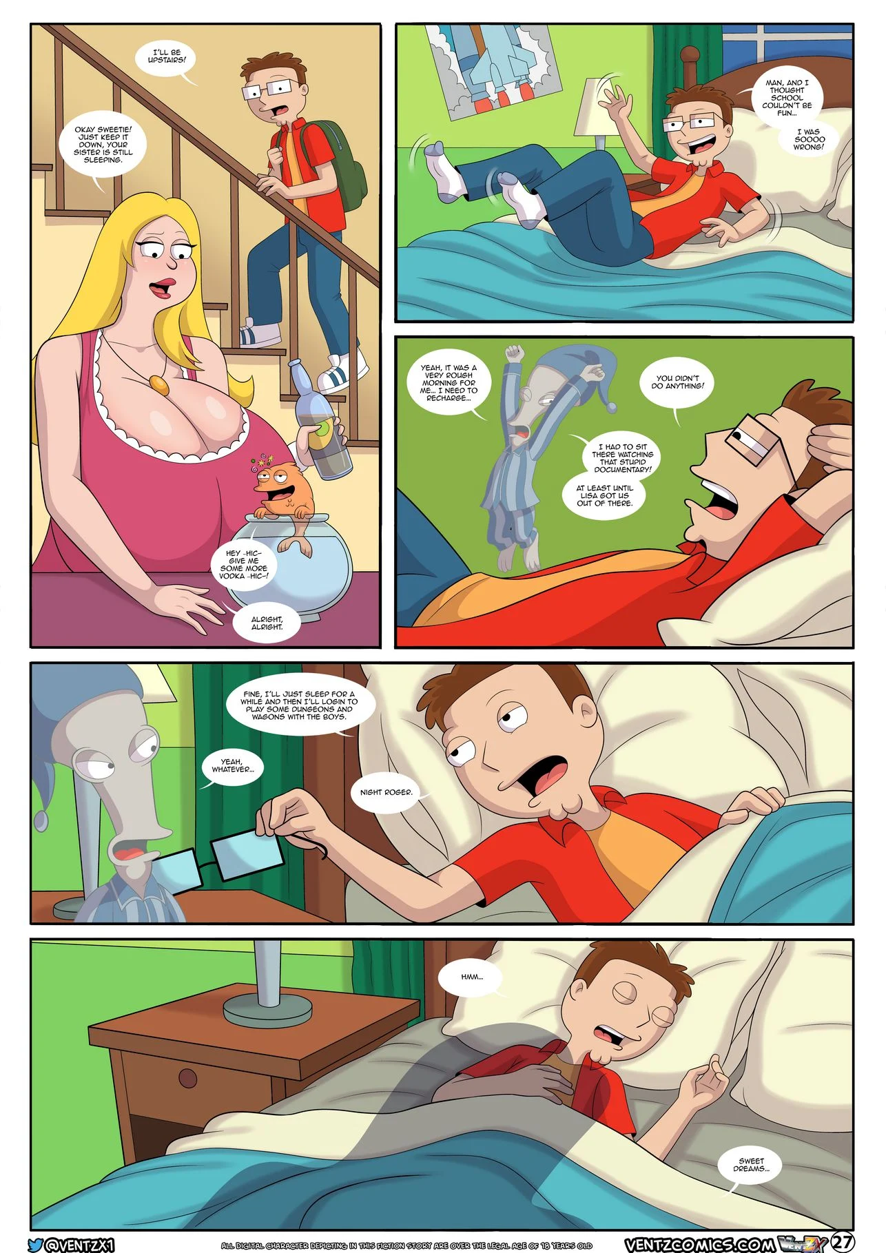 The Tales Of An American Son (American Dad!) [Arabatos] - Chapter 3 — Page 27