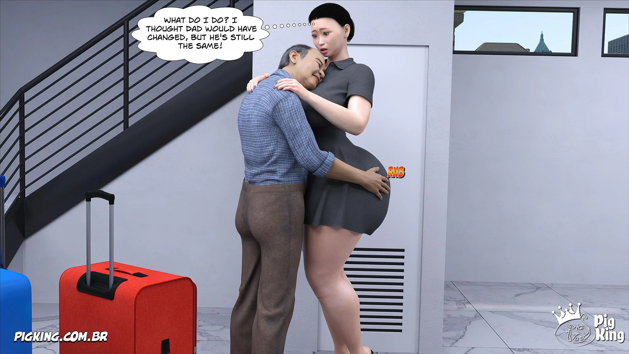 Kobayashi Family [CrazyDad3D] - Chapter 2 — Page 17