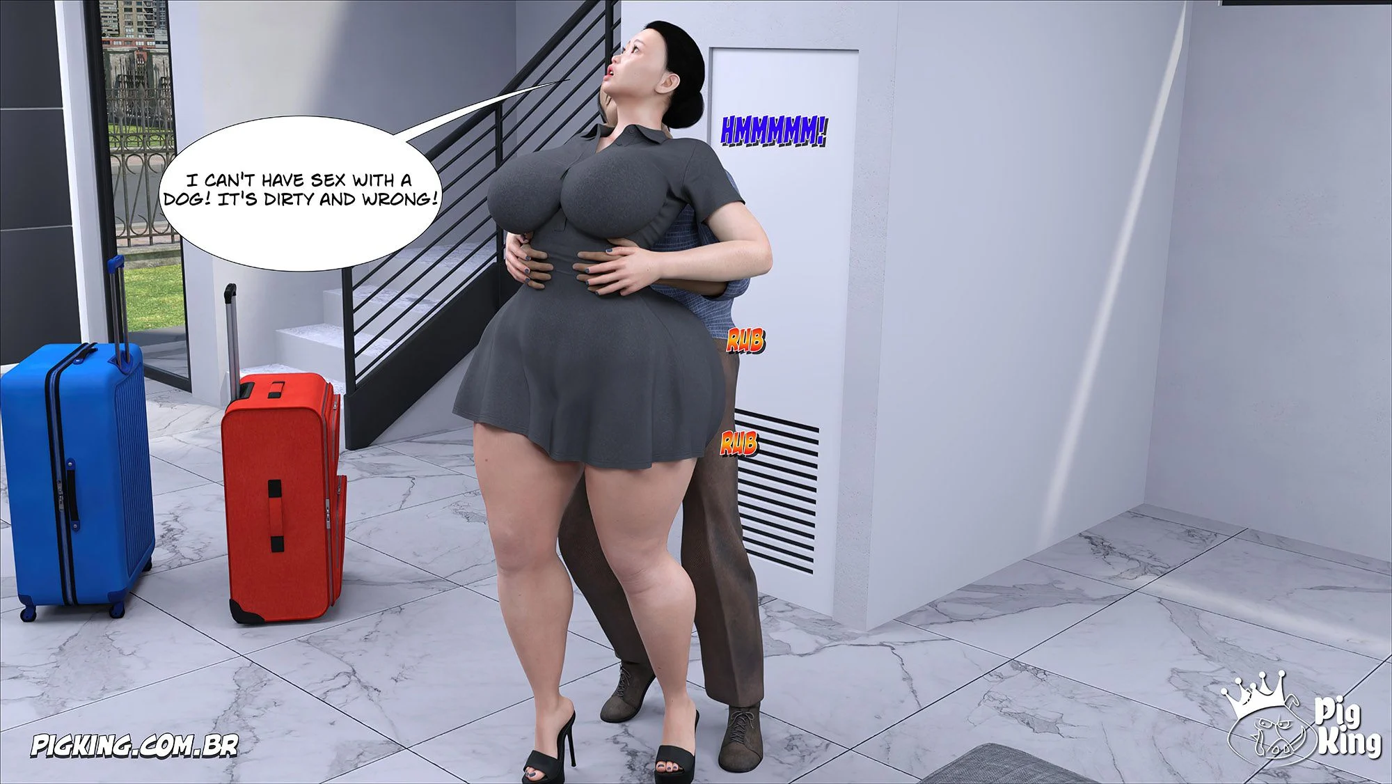 Kobayashi Family [CrazyDad3D] - Chapter 2 — Page 31