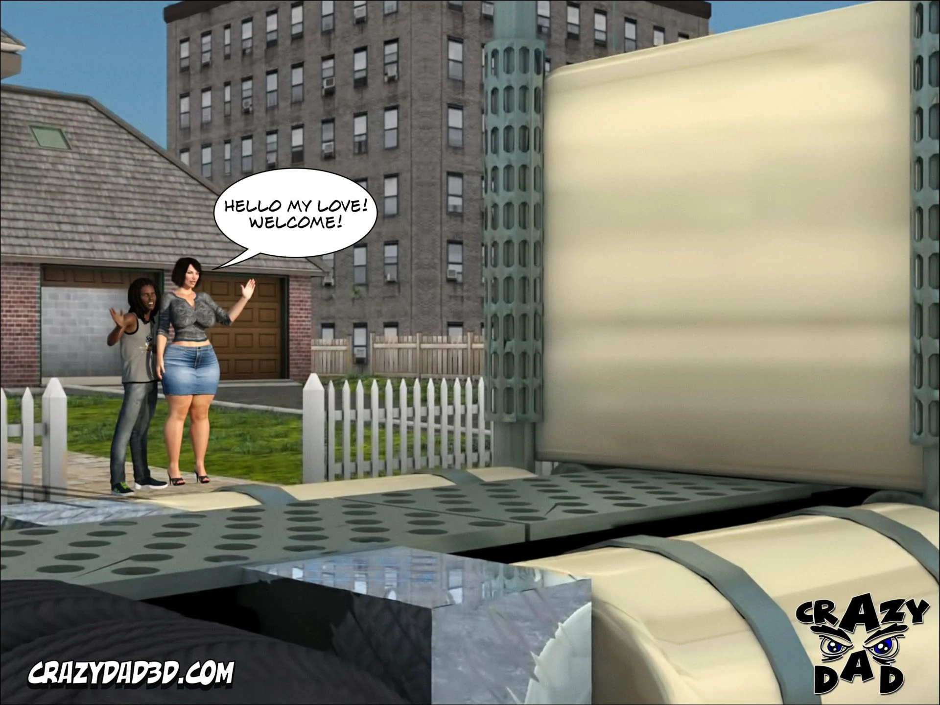 Foster Mother [CrazyDad3D] - Chapter 4 — Page 9