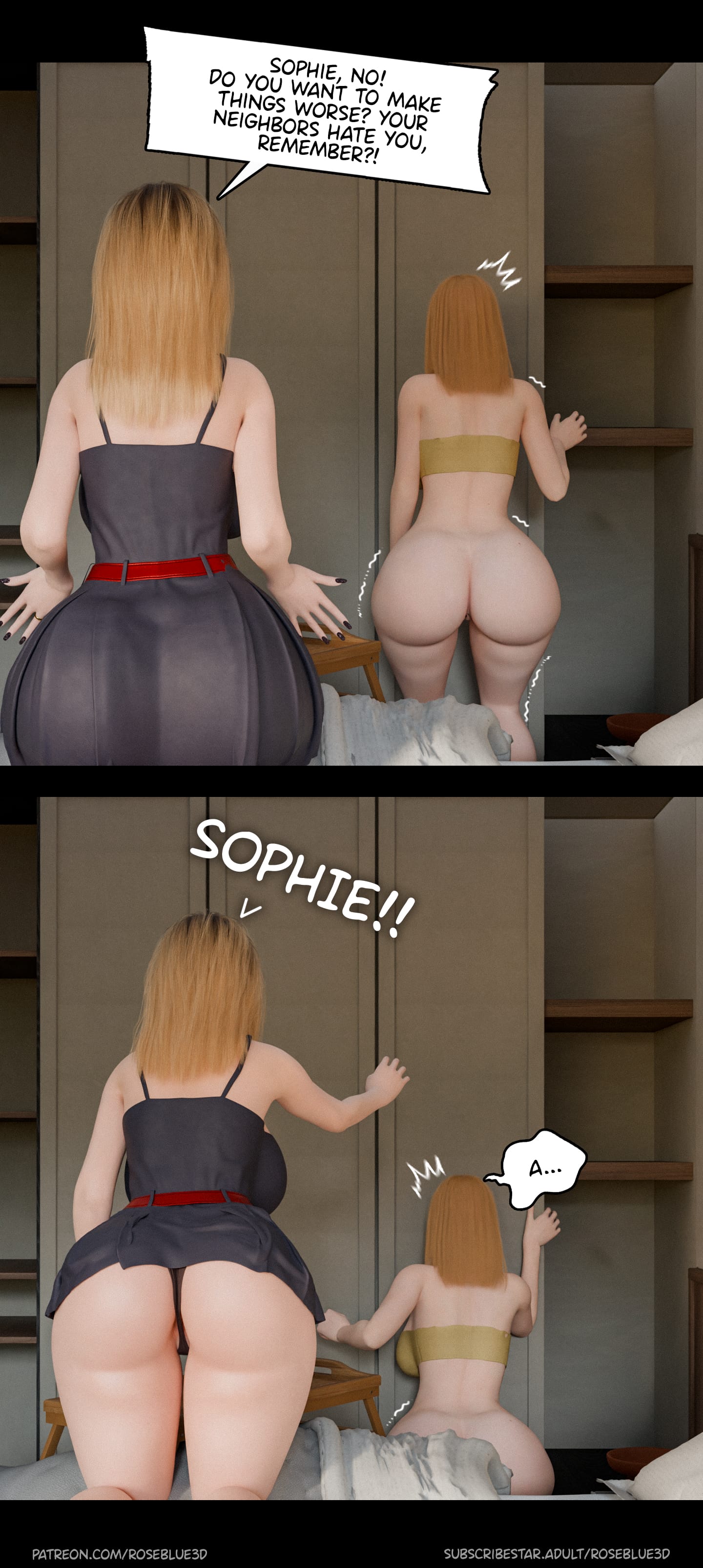 My Neighbor's Widow [Rose Blue 3D] - Chapter 35 — Page 16