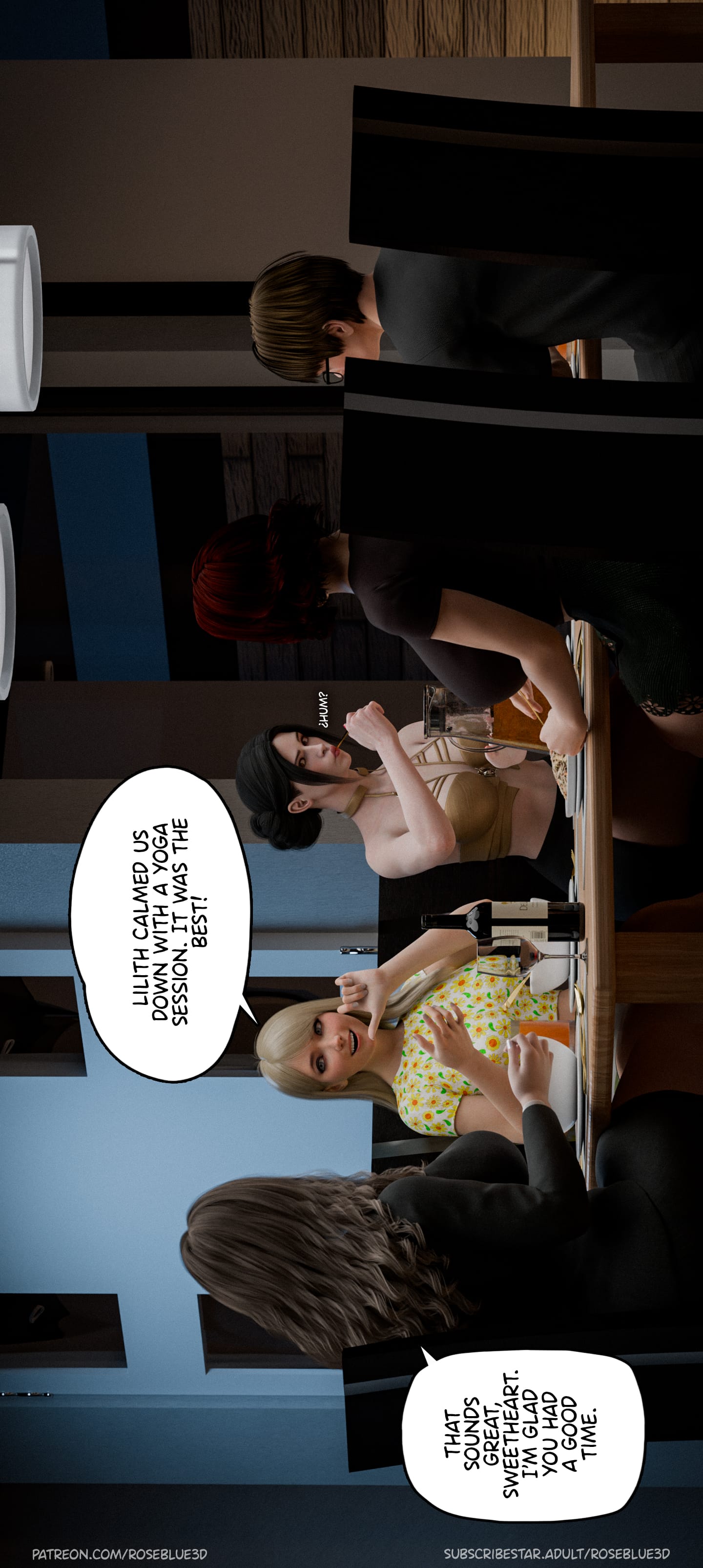 My Neighbor's Widow [Rose Blue 3D] - Chapter 35 — Page 25
