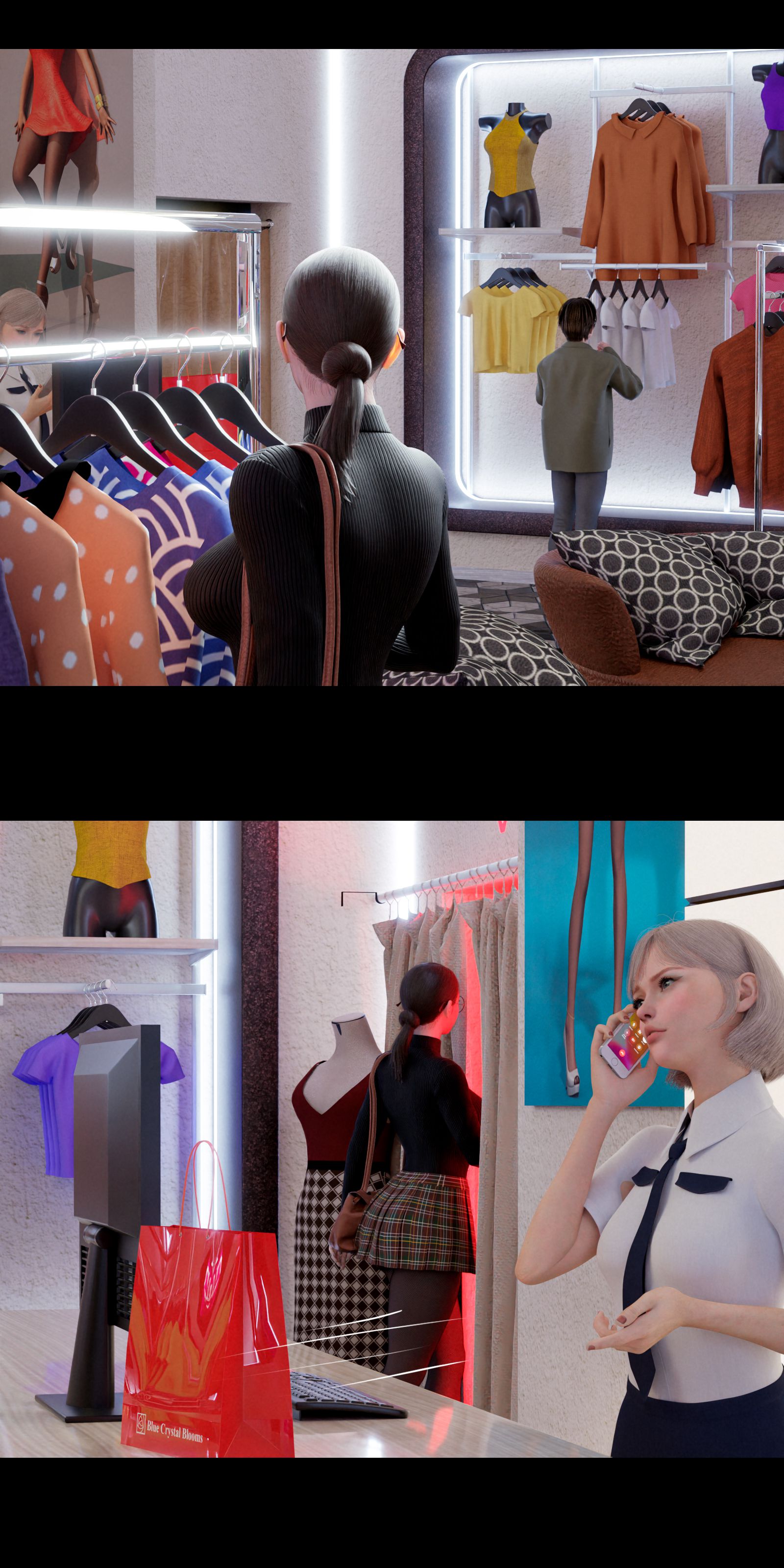 My Neighbor's Widow [Rose Blue 3D] - Chapter 5 — Page 83
