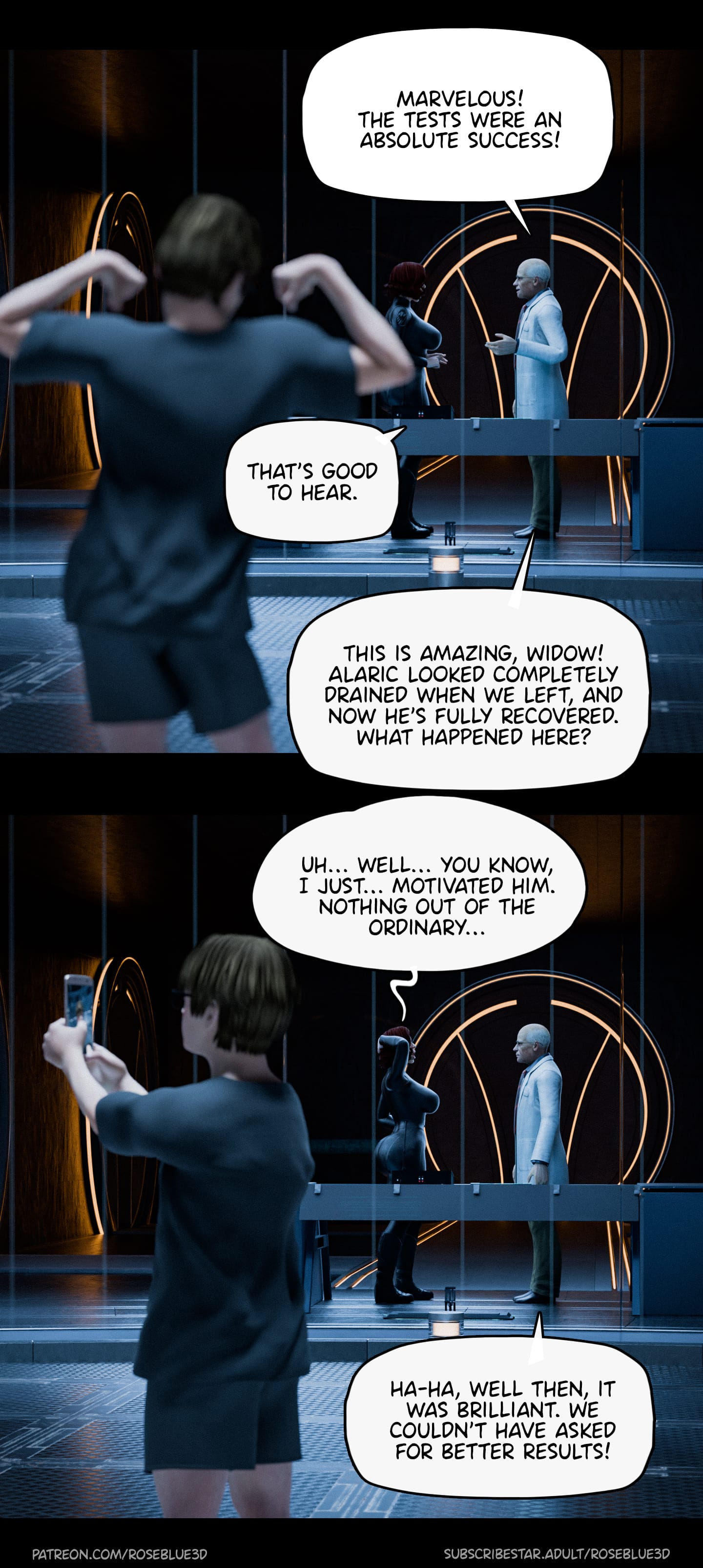 My Neighbor's Widow [Rose Blue 3D] - Chapter 34 — Page 102