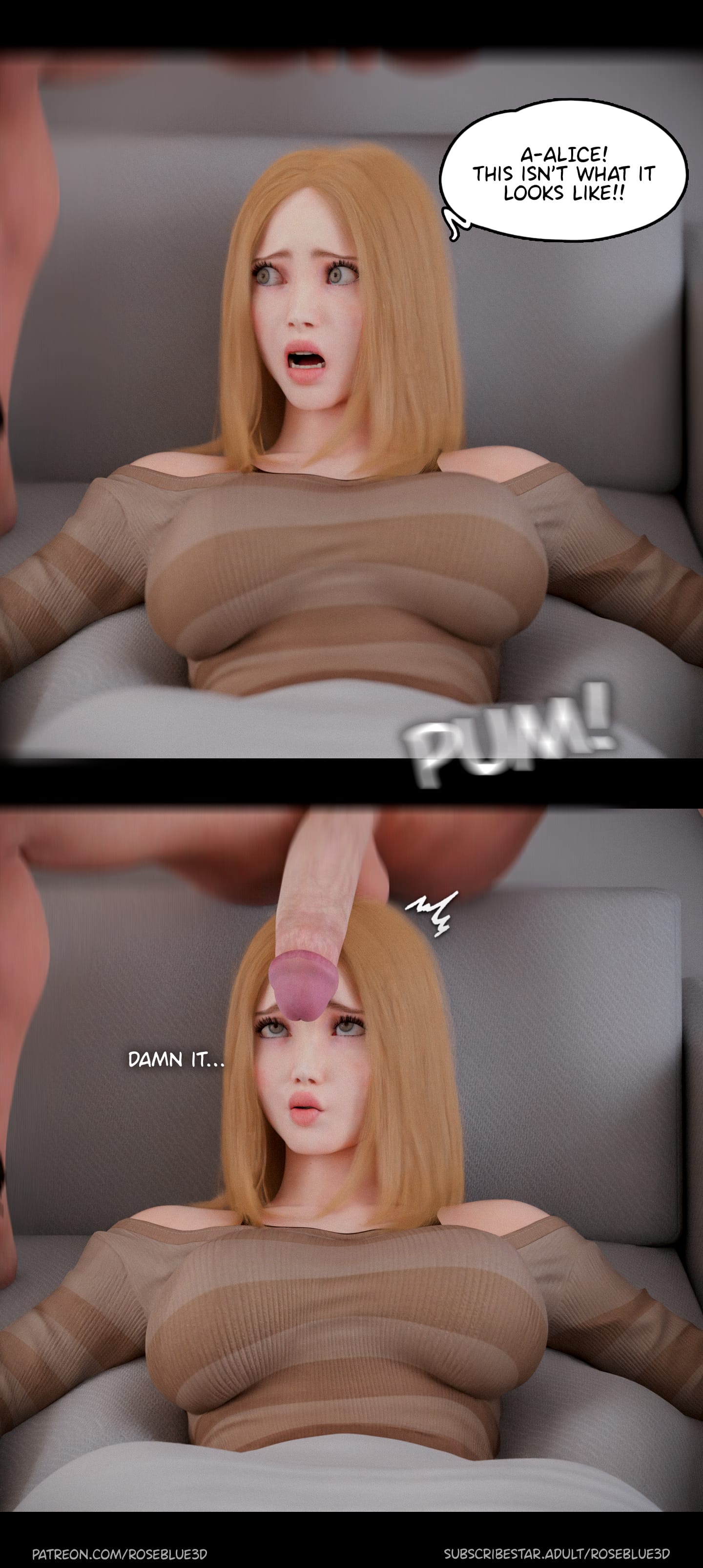 My Neighbor's Widow [Rose Blue 3D] - Chapter 40 — Page 99