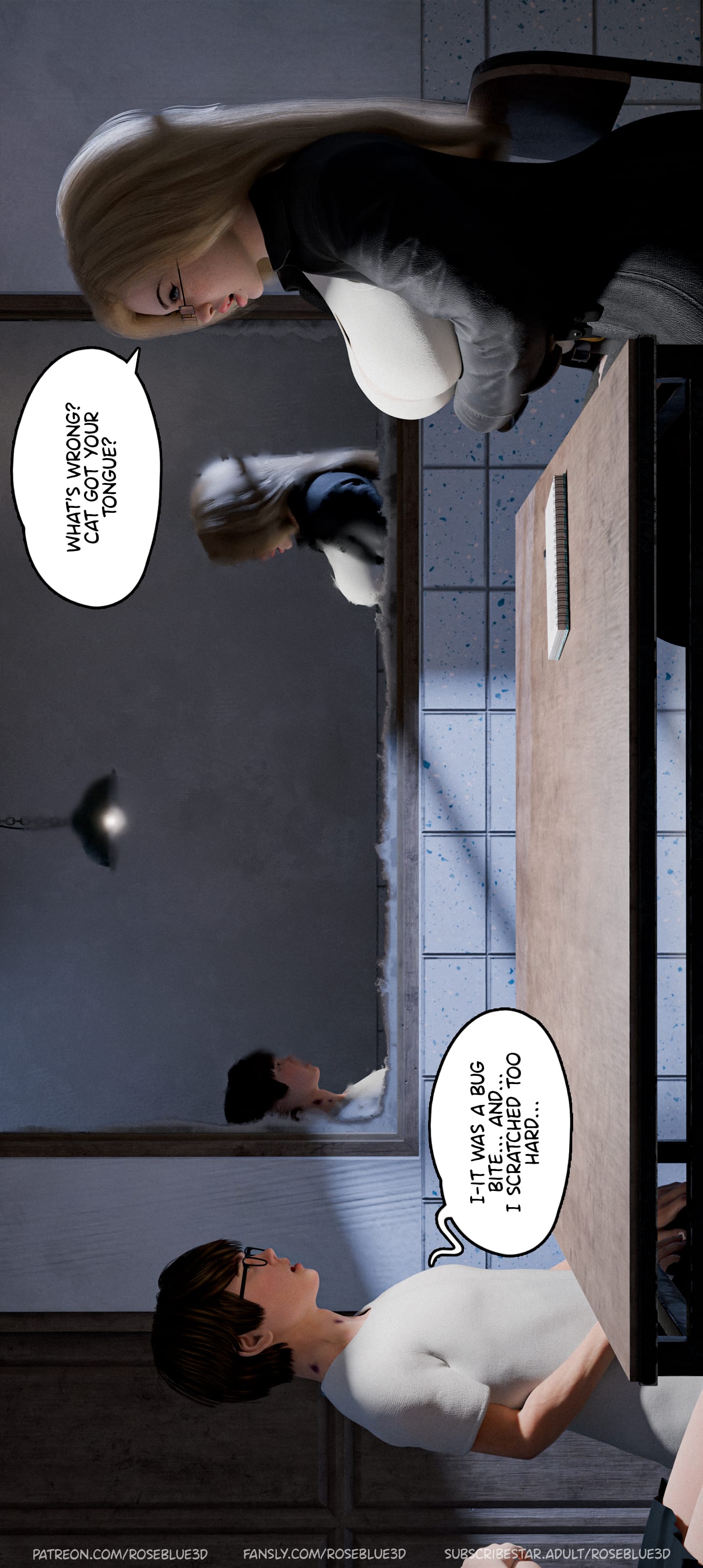 My Neighbor's Widow [Rose Blue 3D] - Chapter 44 — Page 77