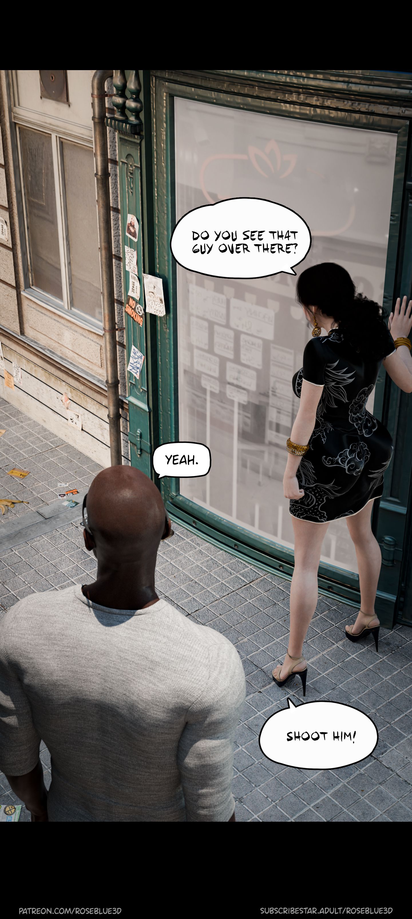 My Neighbor's Widow [Rose Blue 3D] - Chapter 26 — Page 75
