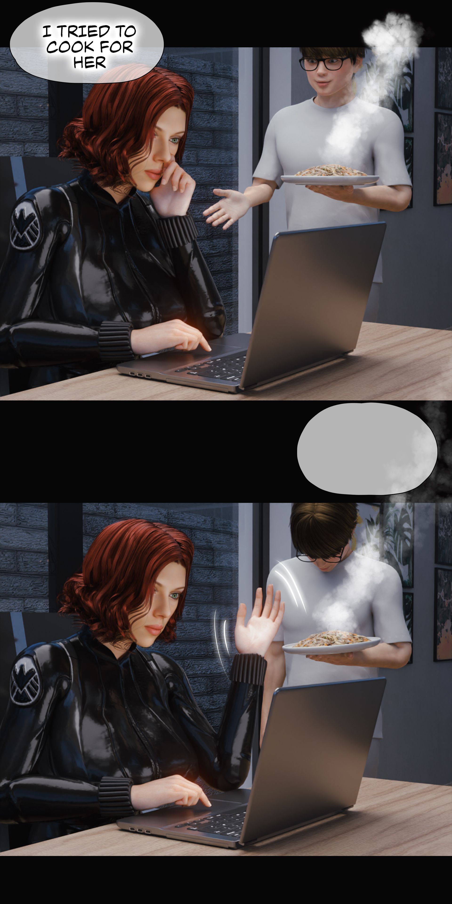 My Neighbor's Widow [Rose Blue 3D] - Chapter 4 — Page 24