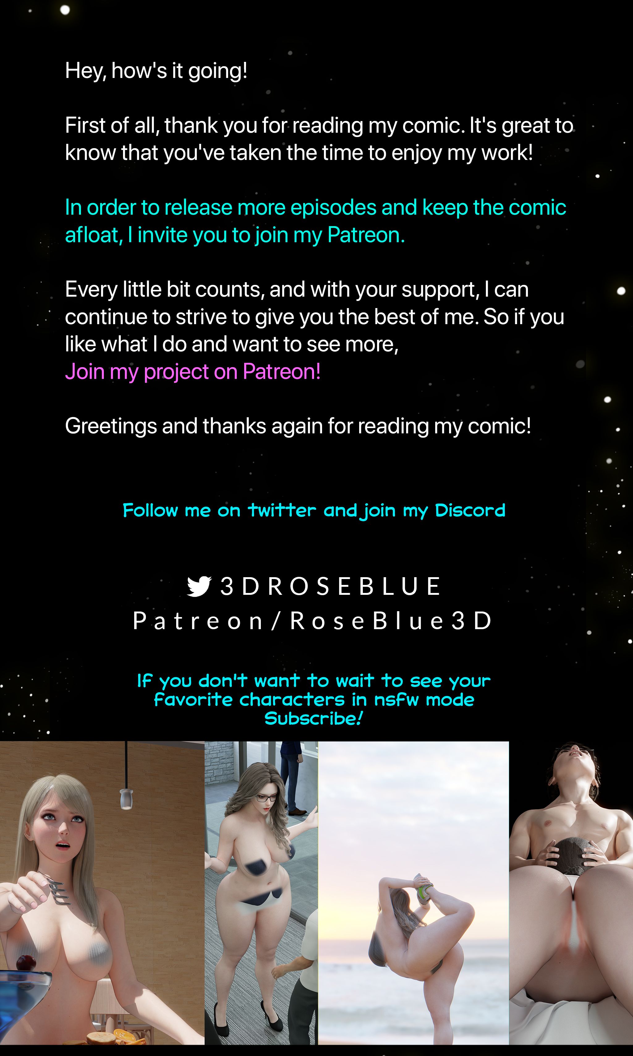 My Neighbor's Widow [Rose Blue 3D] - Chapter 3 — Page 117