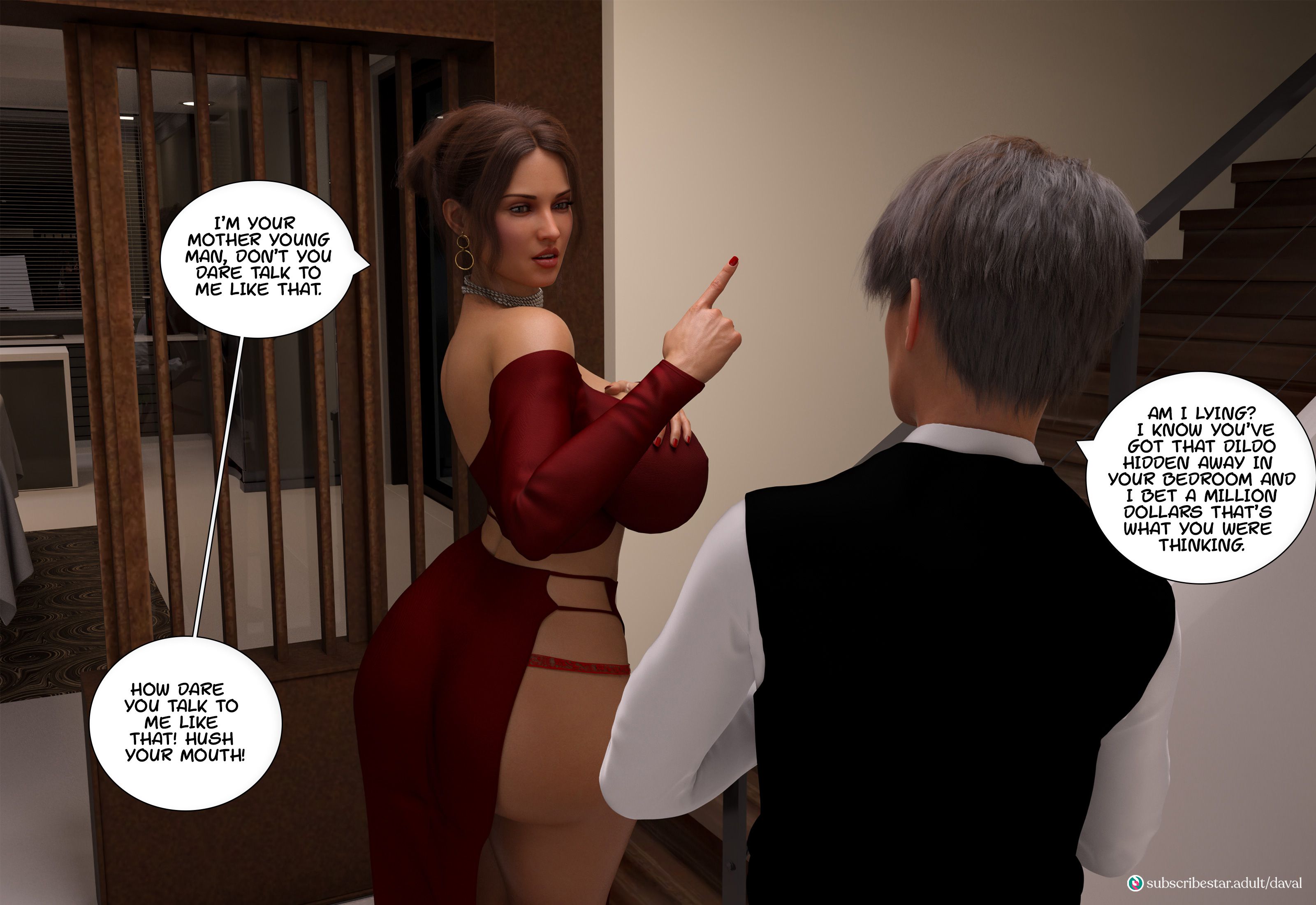Immoral Desires [Daval3D] - Chapter 3 — Page 60