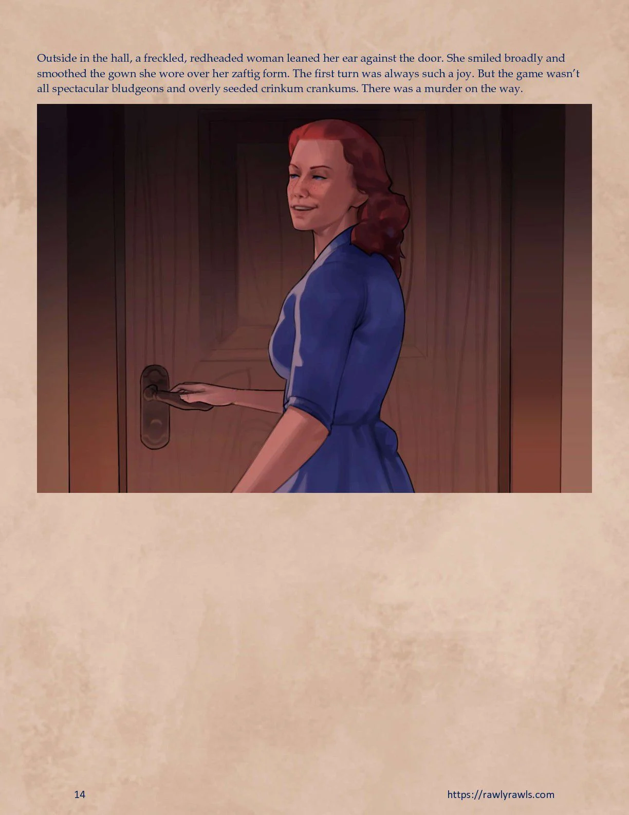 Murder At Palmer Lodge [Laimov , RawlyRawls] - Chapter 1 — Page 14