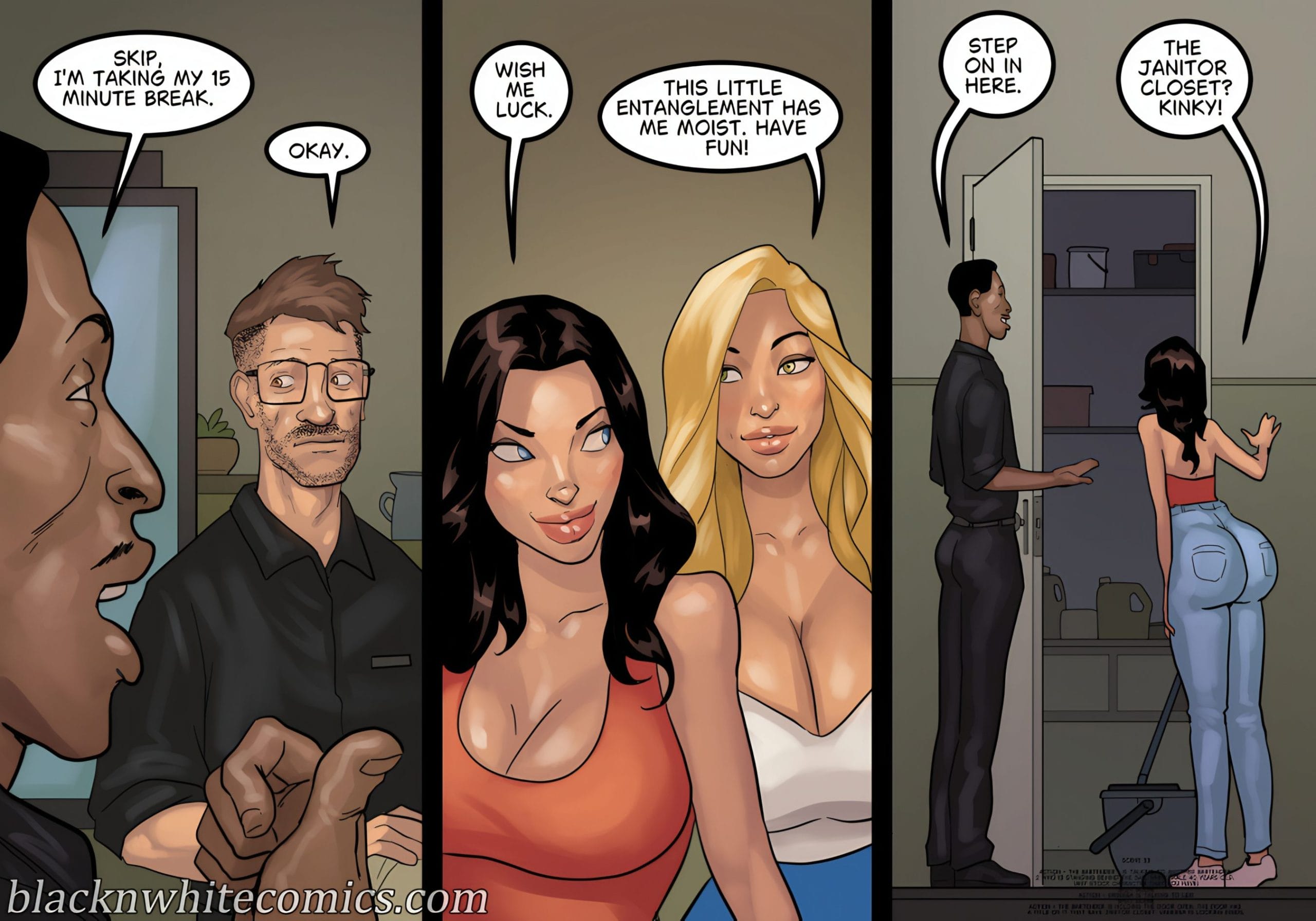 The Poker Game [BlackNWhiteComics] - Chapter 4 — Page 34
