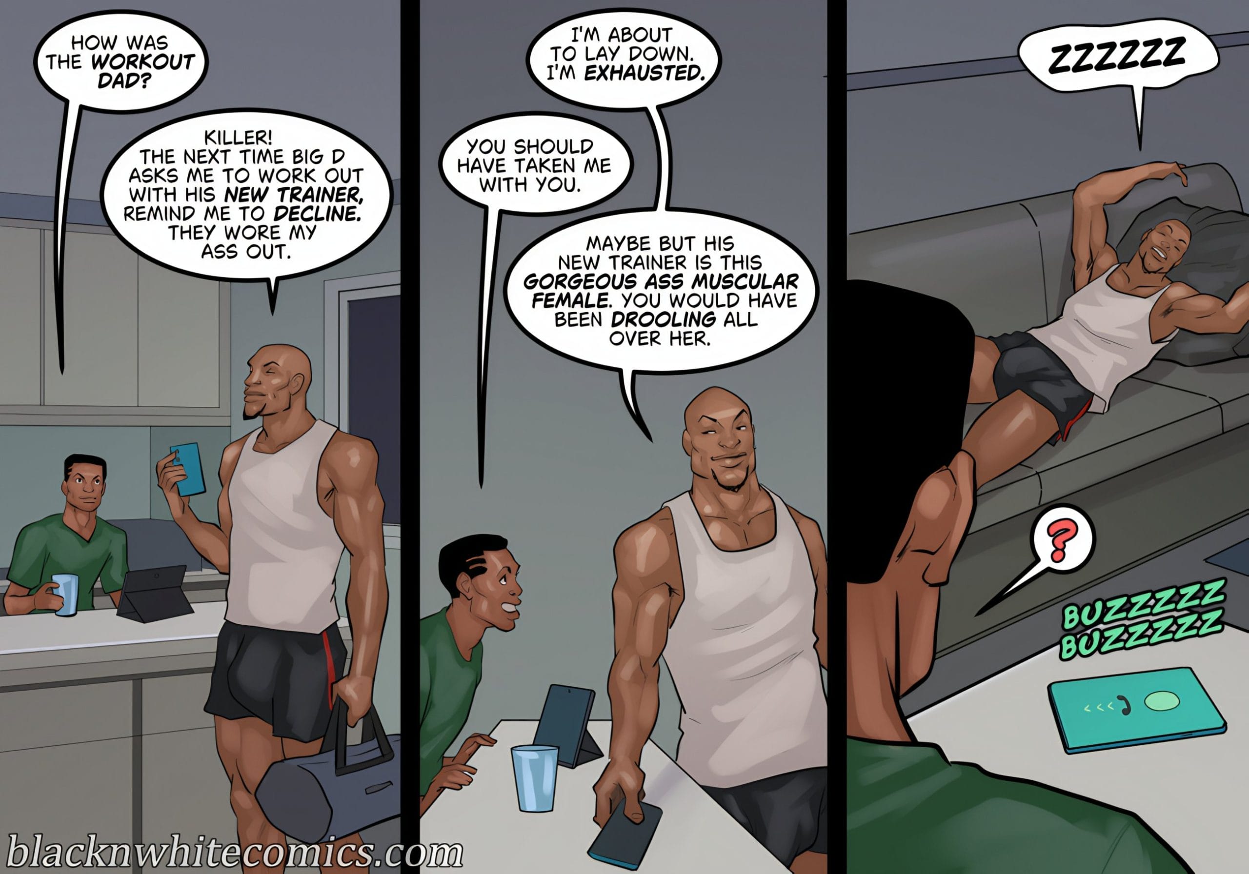 The Poker Game [BlackNWhiteComics] - Chapter 4 — Page 42