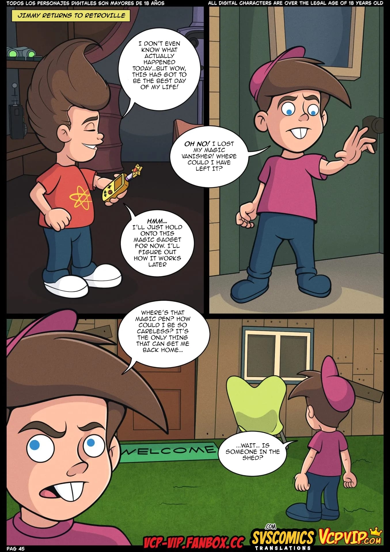 Jimmy Timmy - Sex Power Hour (The Fairly OddParents , The Adventures of Jimmy Neutron) [Majin King , VCP] - Chapter 1 — Page 46