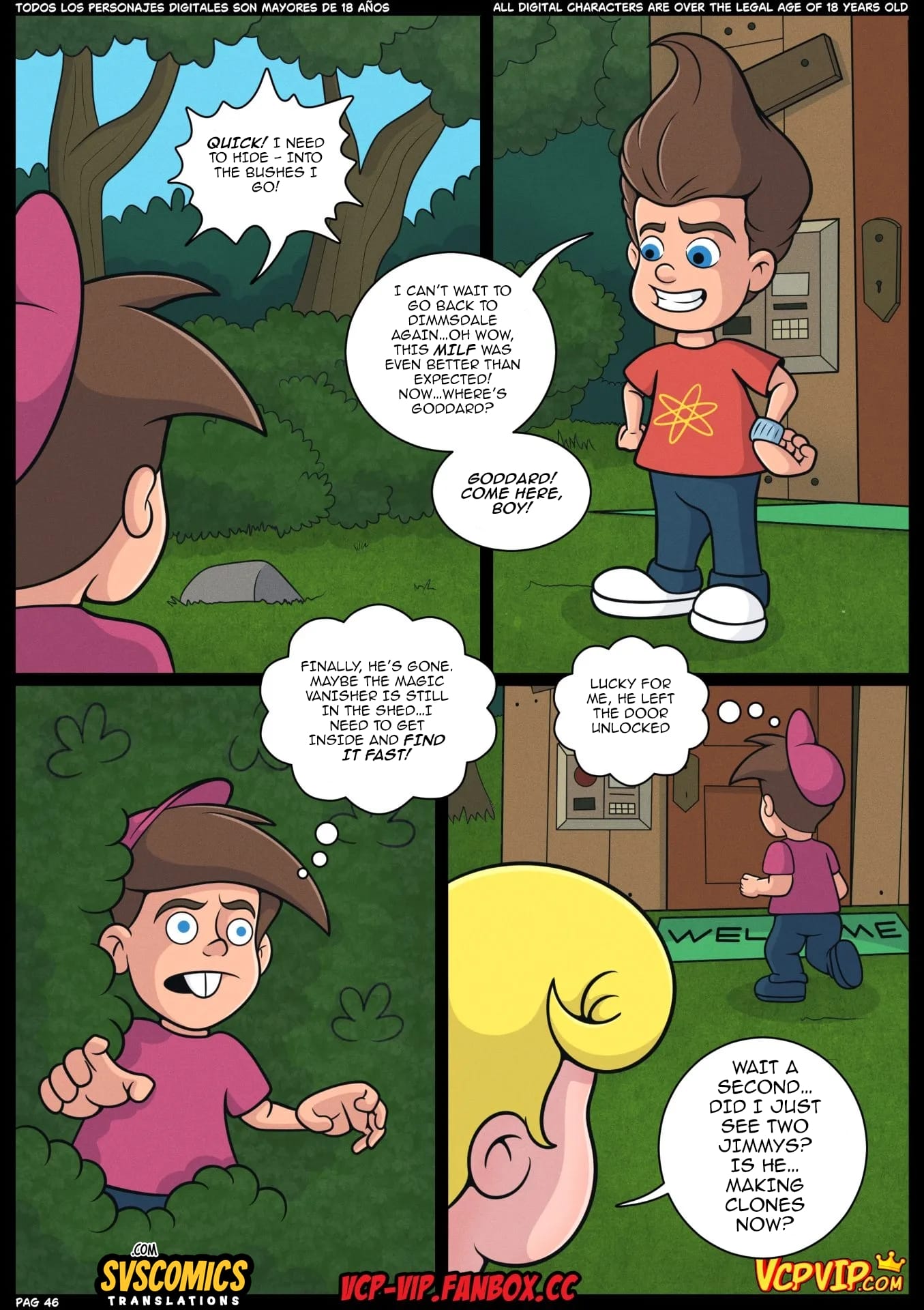 Jimmy Timmy - Sex Power Hour (The Fairly OddParents , The Adventures of Jimmy Neutron) [Majin King , VCP] - Chapter 1 — Page 47