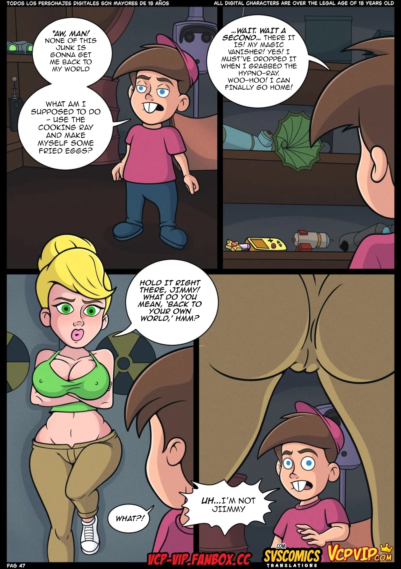 Jimmy Timmy - Sex Power Hour (The Fairly OddParents , The Adventures of Jimmy Neutron) [Majin King , VCP] - Chapter 1 — Page 48