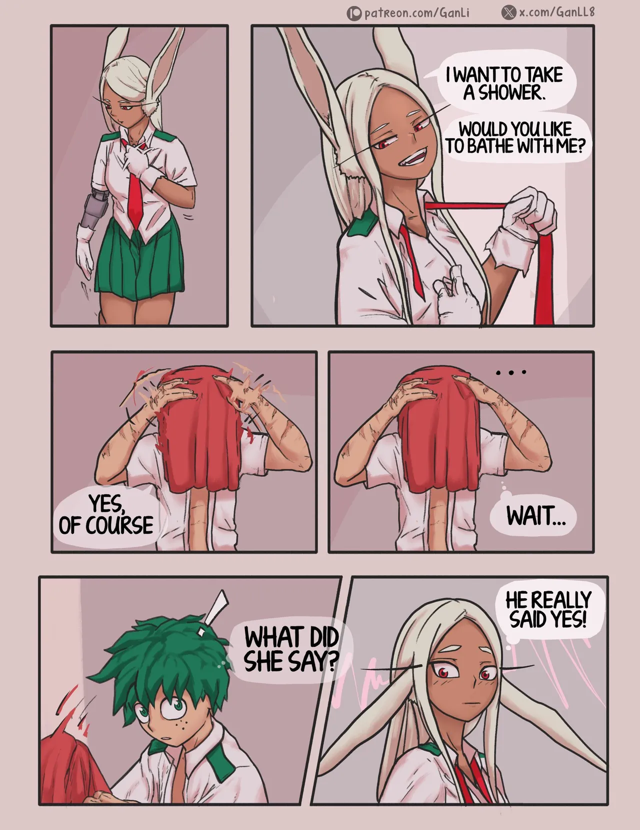 Mirko X Deku (My hero academia) [Ganli] - Chapter 1 — Page 5