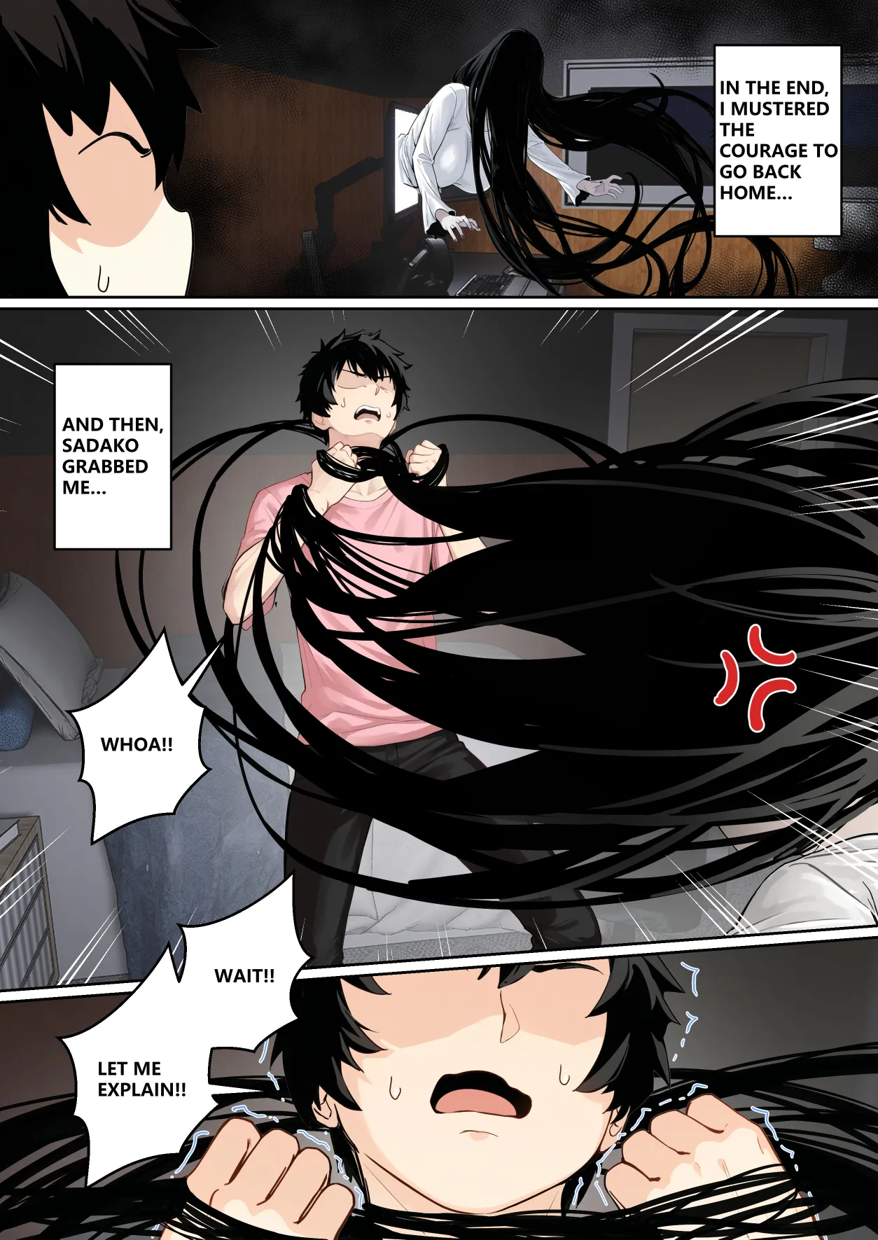 Regarding Sadako Getting Stuck On A Computer Screen [pz-x] - Chapter 1 — Page 21