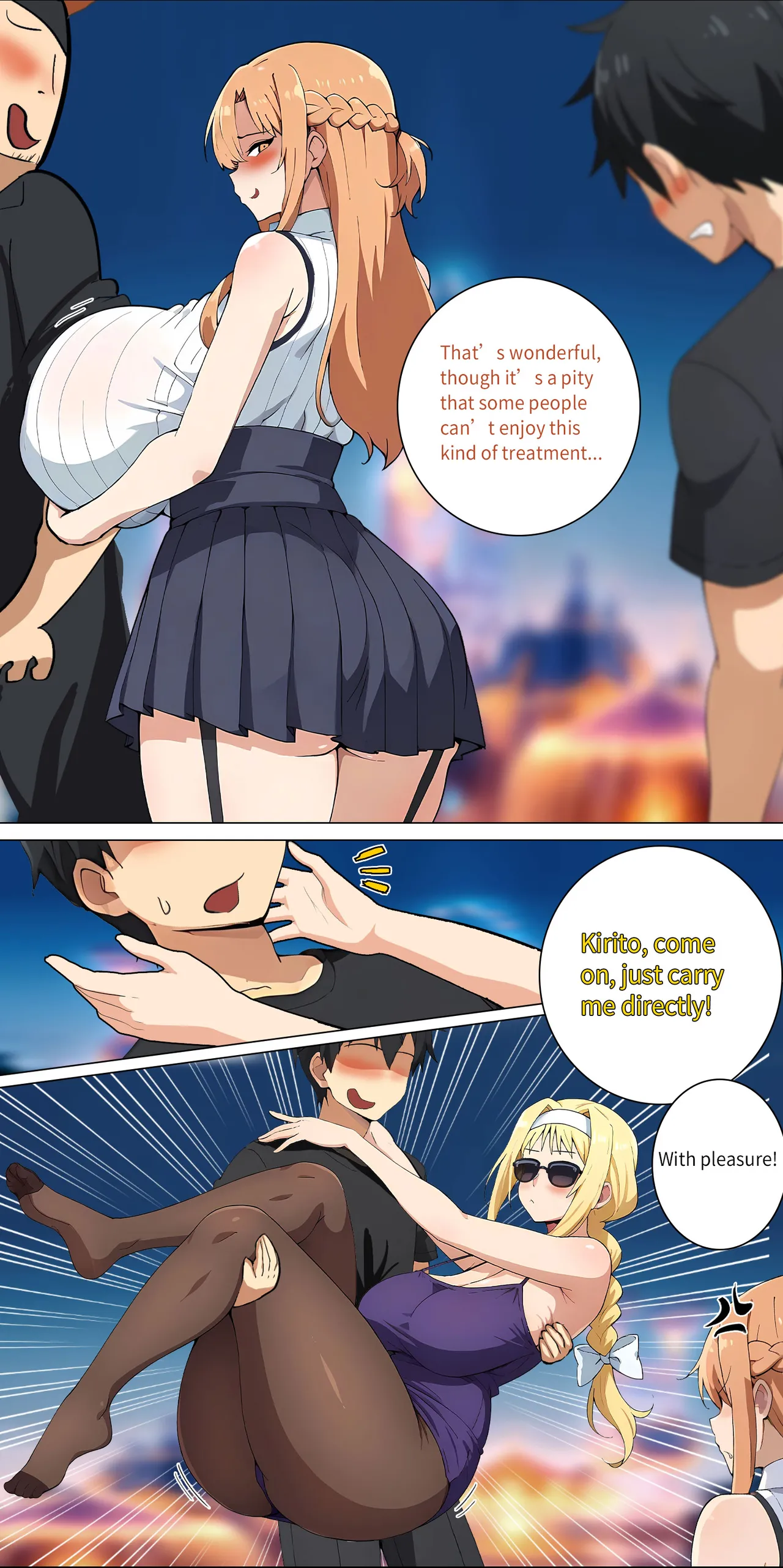 Asuna Family NTR (Sword Art Online) [Zhi Yitiaomiao) - Chapter 1 — Page 150