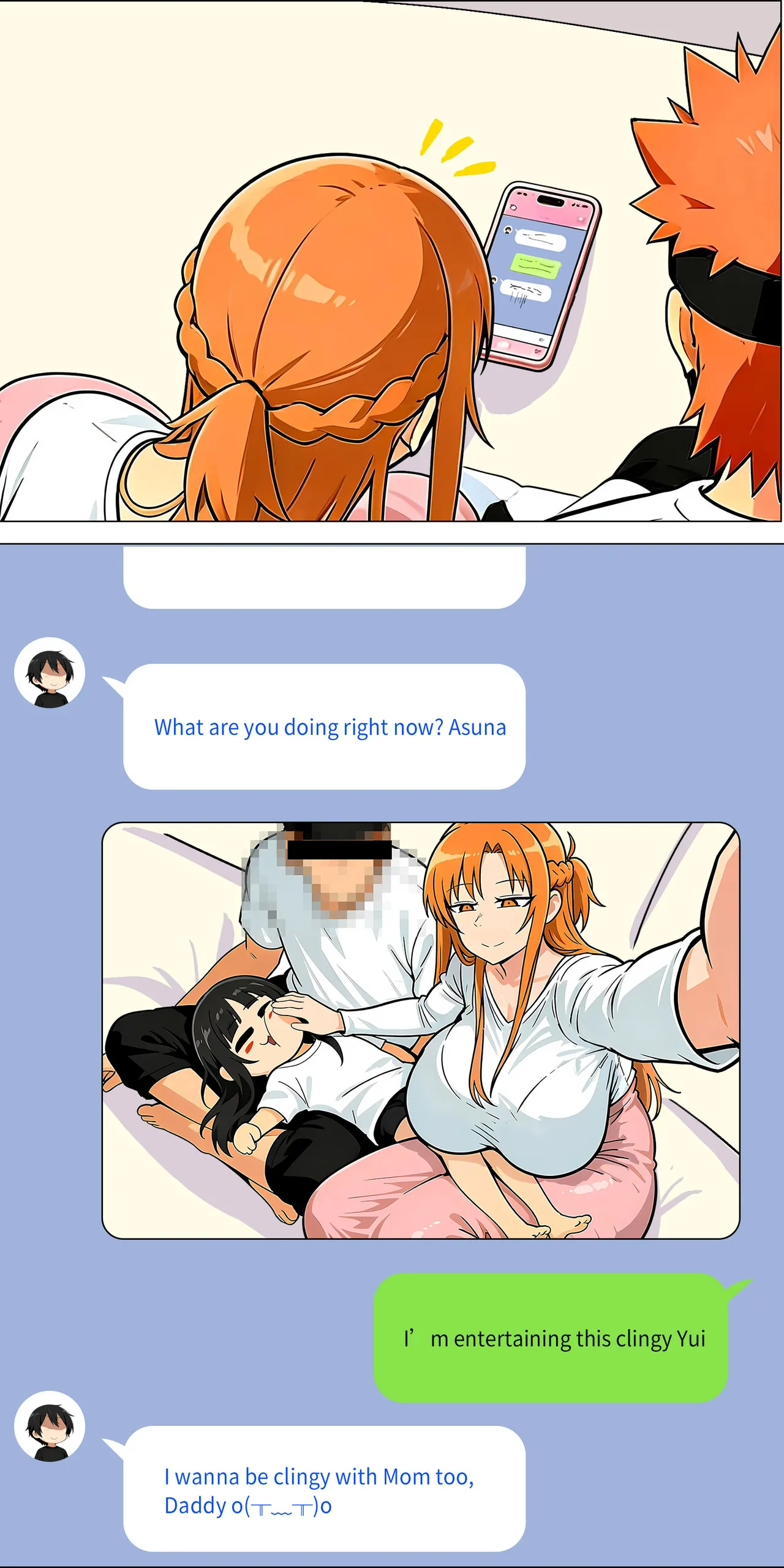 Asuna Family NTR (Sword Art Online) [Zhi Yitiaomiao) - Chapter 1 — Page 601