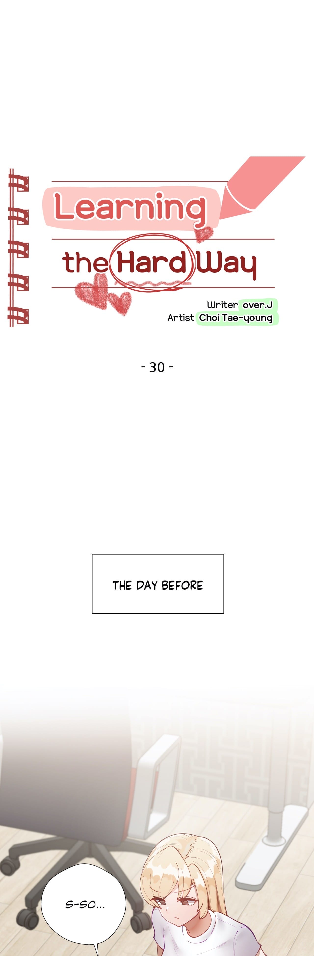 Learning The Hard Way [Choi Taeyoung , over.J] - Chapter 30 — Page 8