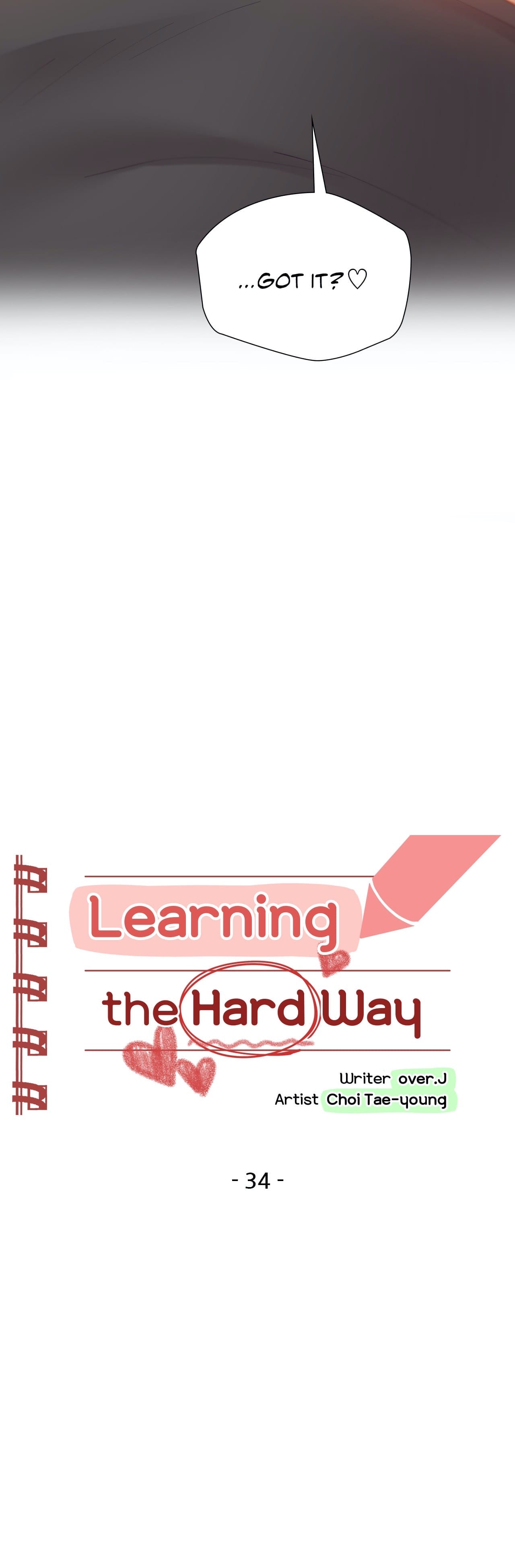 Learning The Hard Way [Choi Taeyoung , over.J] - Chapter 34 — Page 5