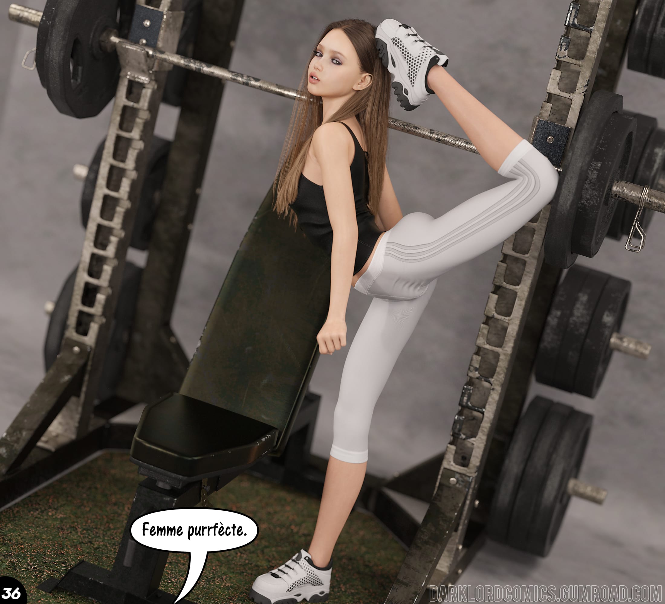 Natasha's Workout [DarkLord] - Chapter 2 — Page 37