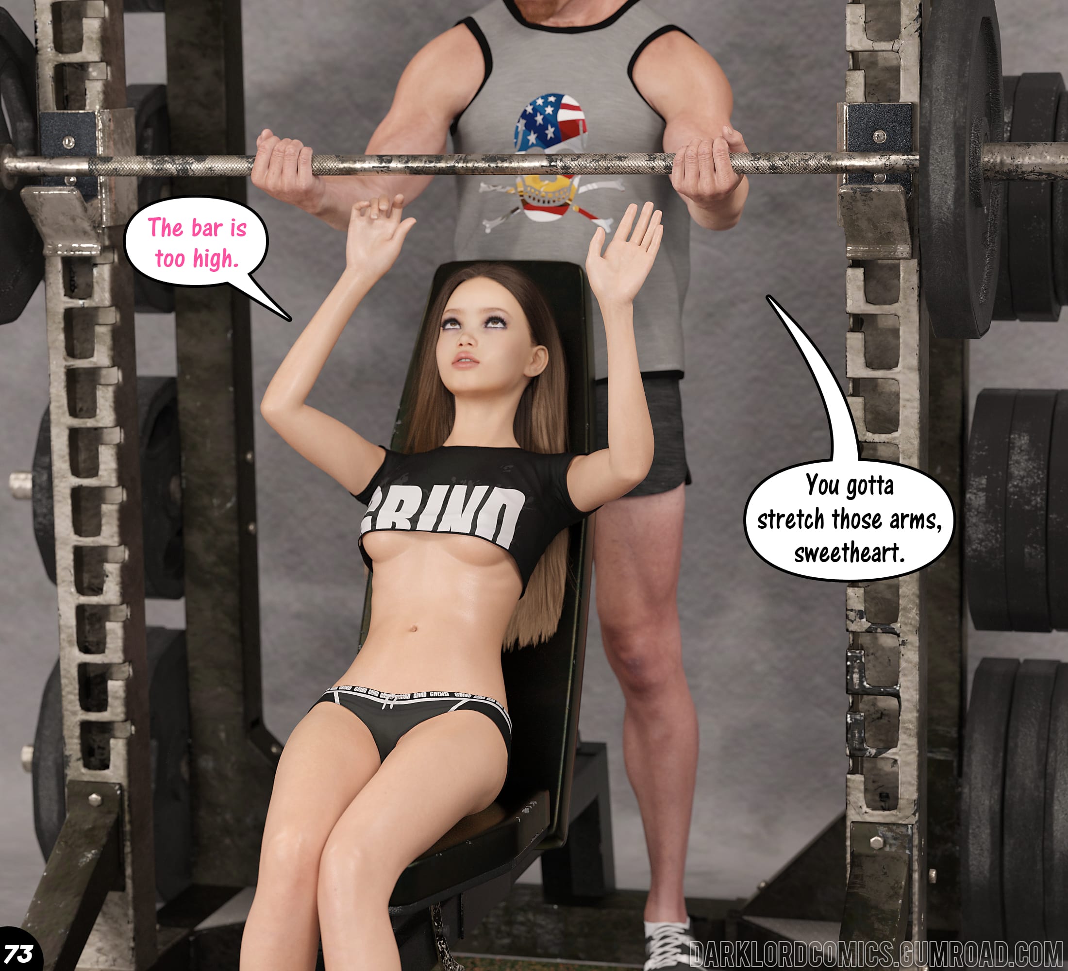 Natasha's Workout [DarkLord] - Chapter 2 — Page 74