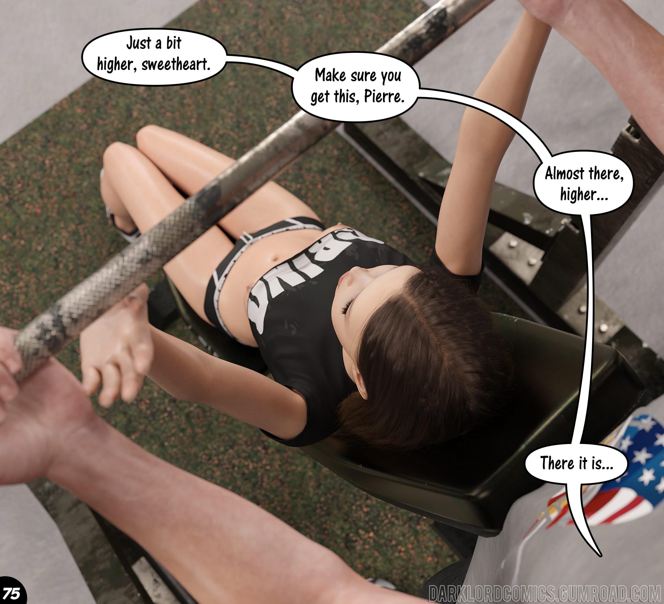 Natasha's Workout [DarkLord] - Chapter 2 — Page 76