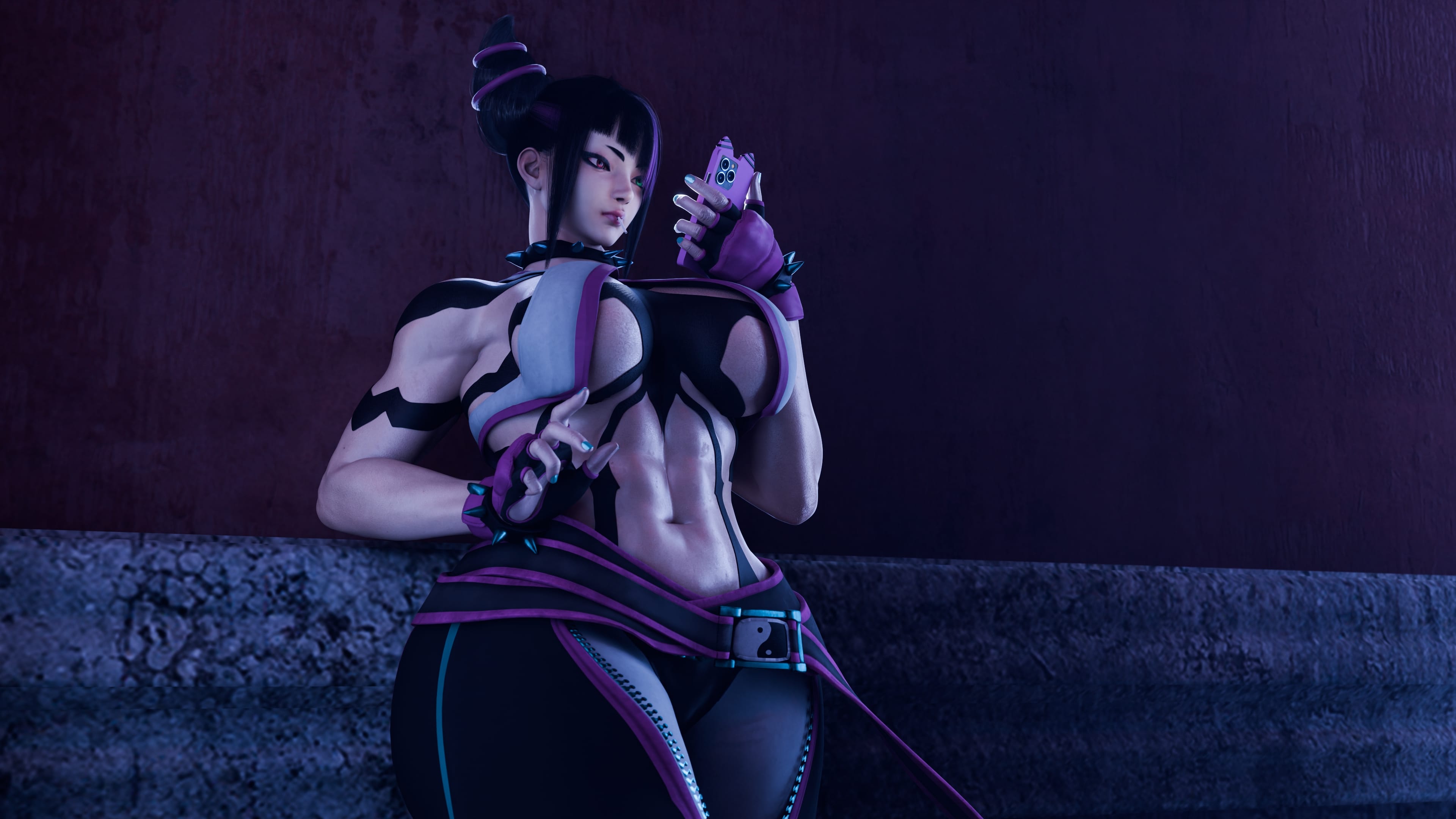 Juri Han - Marked By The Spider (Street Fighter) [PervertMuffinMajima] - Chapter 1.5 — Page 81