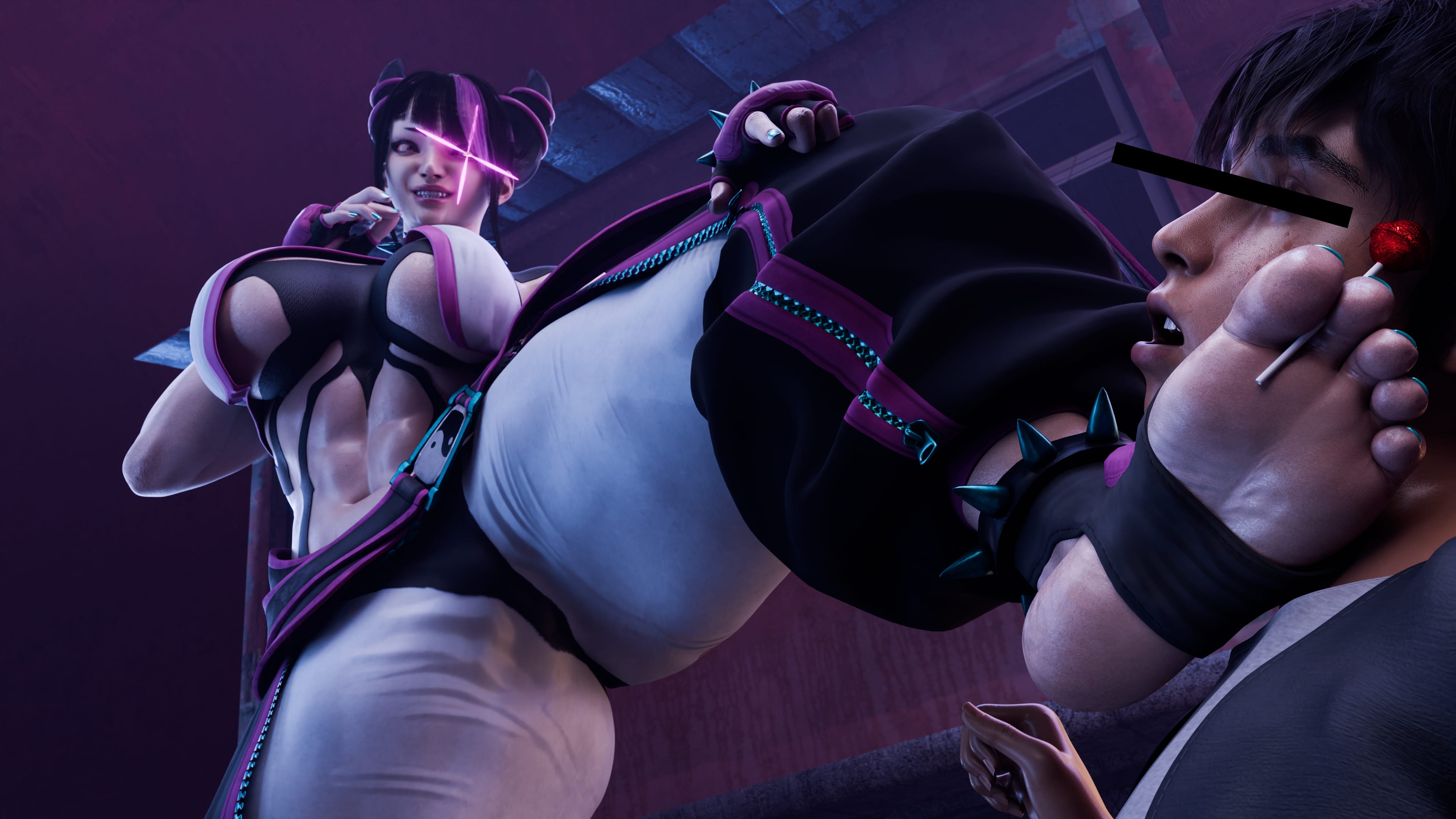 Juri Han - Marked By The Spider (Street Fighter) [PervertMuffinMajima] - Chapter 1.5 — Page 89