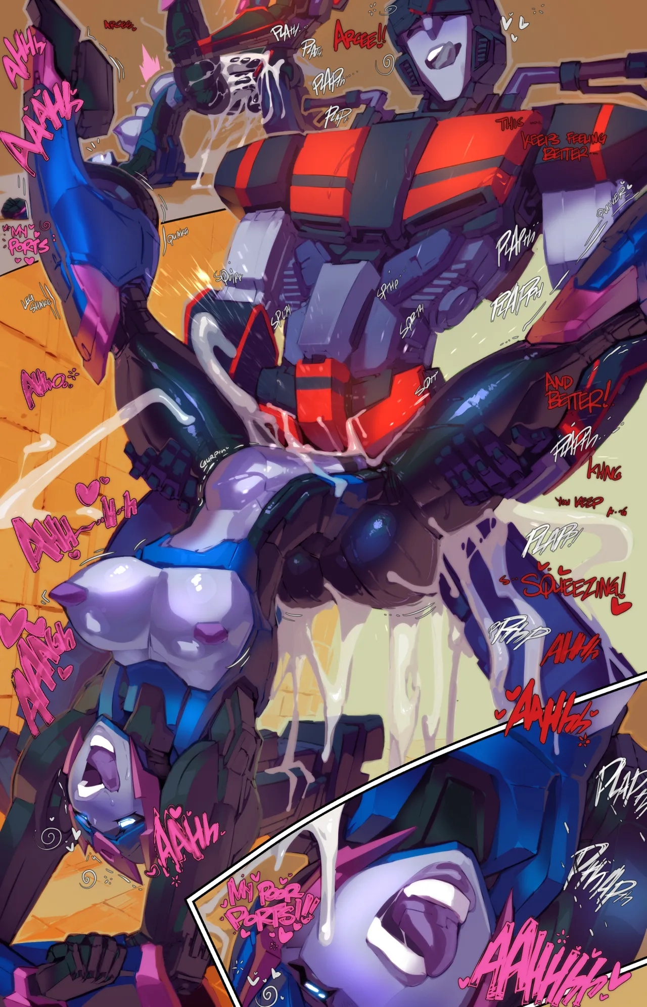 Jack X Arcee: "Autobutt Jack" (Transformer) [Fred Perry] - Chapter 1 — Page 14