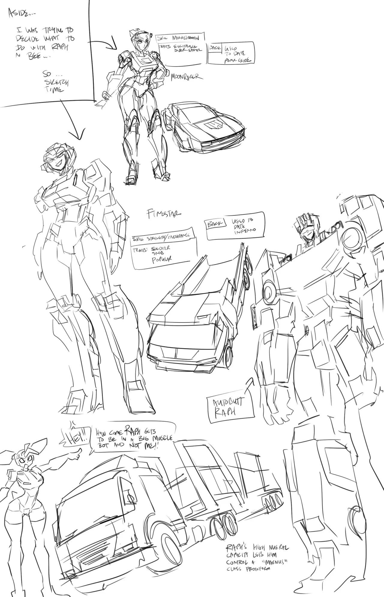 Jack X Arcee: "Autobutt Jack" (Transformer) [Fred Perry] - Chapter 1 — Page 4