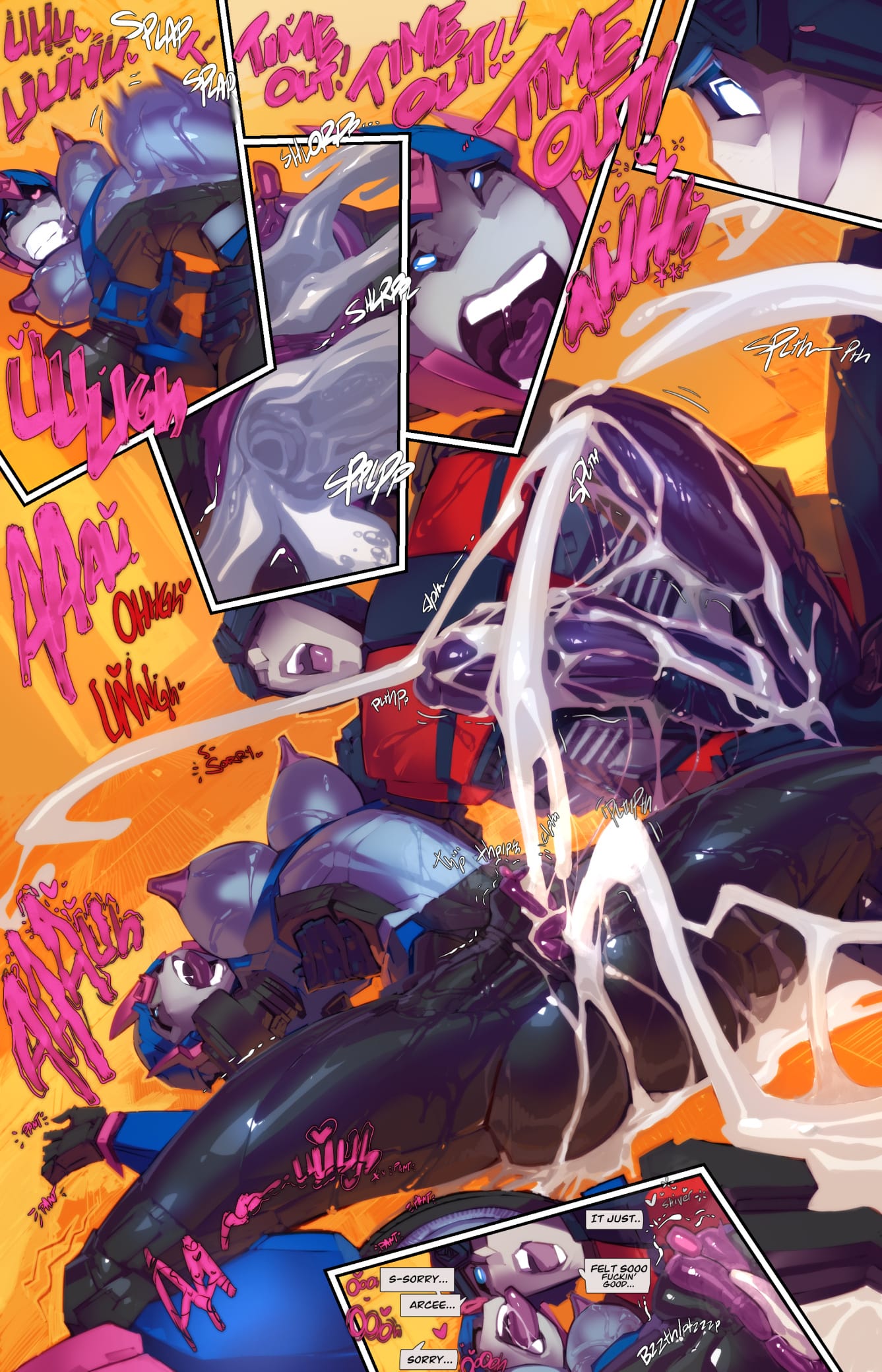 Jack X Arcee: “Autobutt Jack” (Transformer) [Fred Perry] - Chapter 1 — Page 15