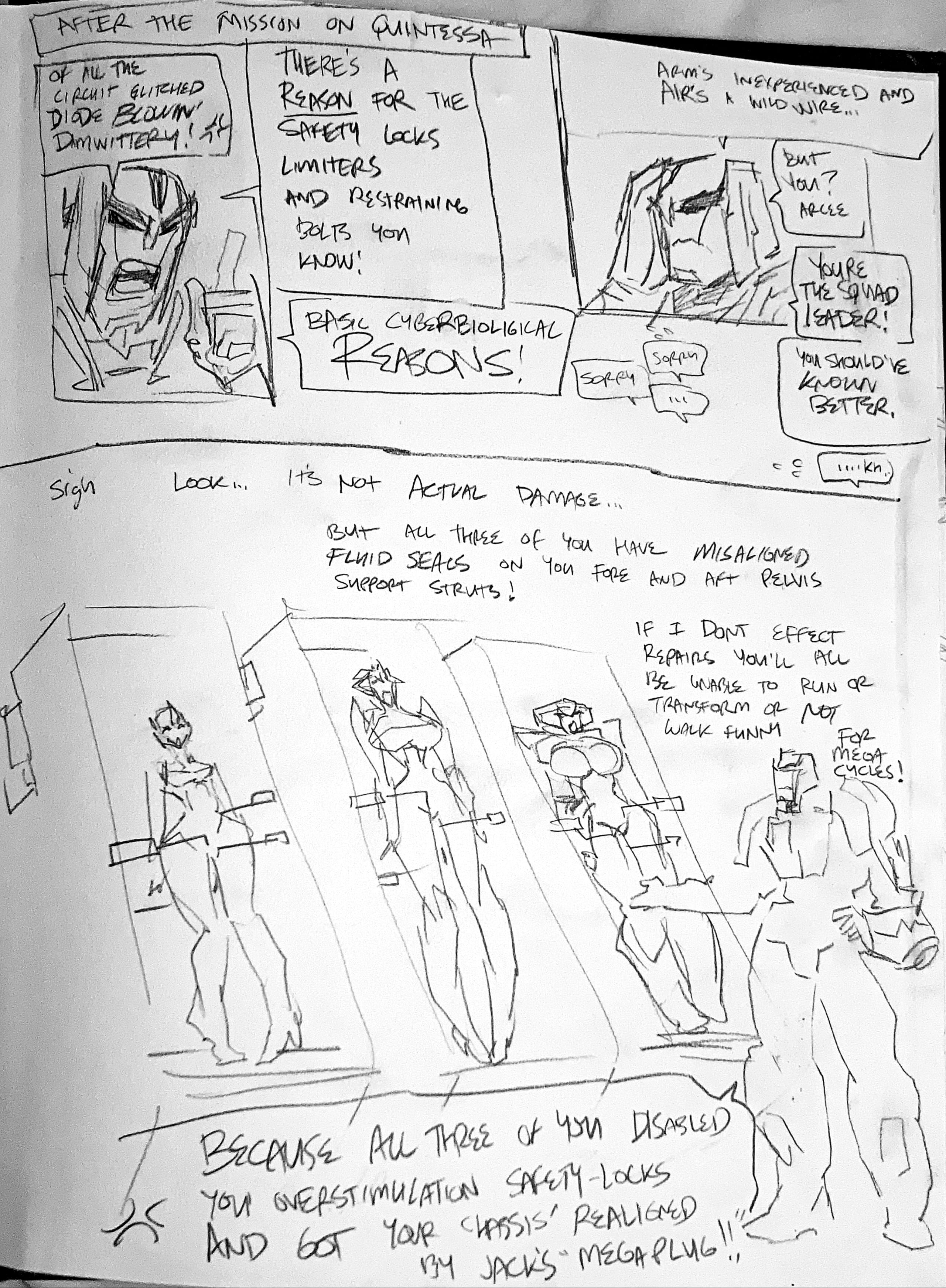 Jack X Arcee: “Autobutt Jack” (Transformer) [Fred Perry] - Chapter 1 — Page 24