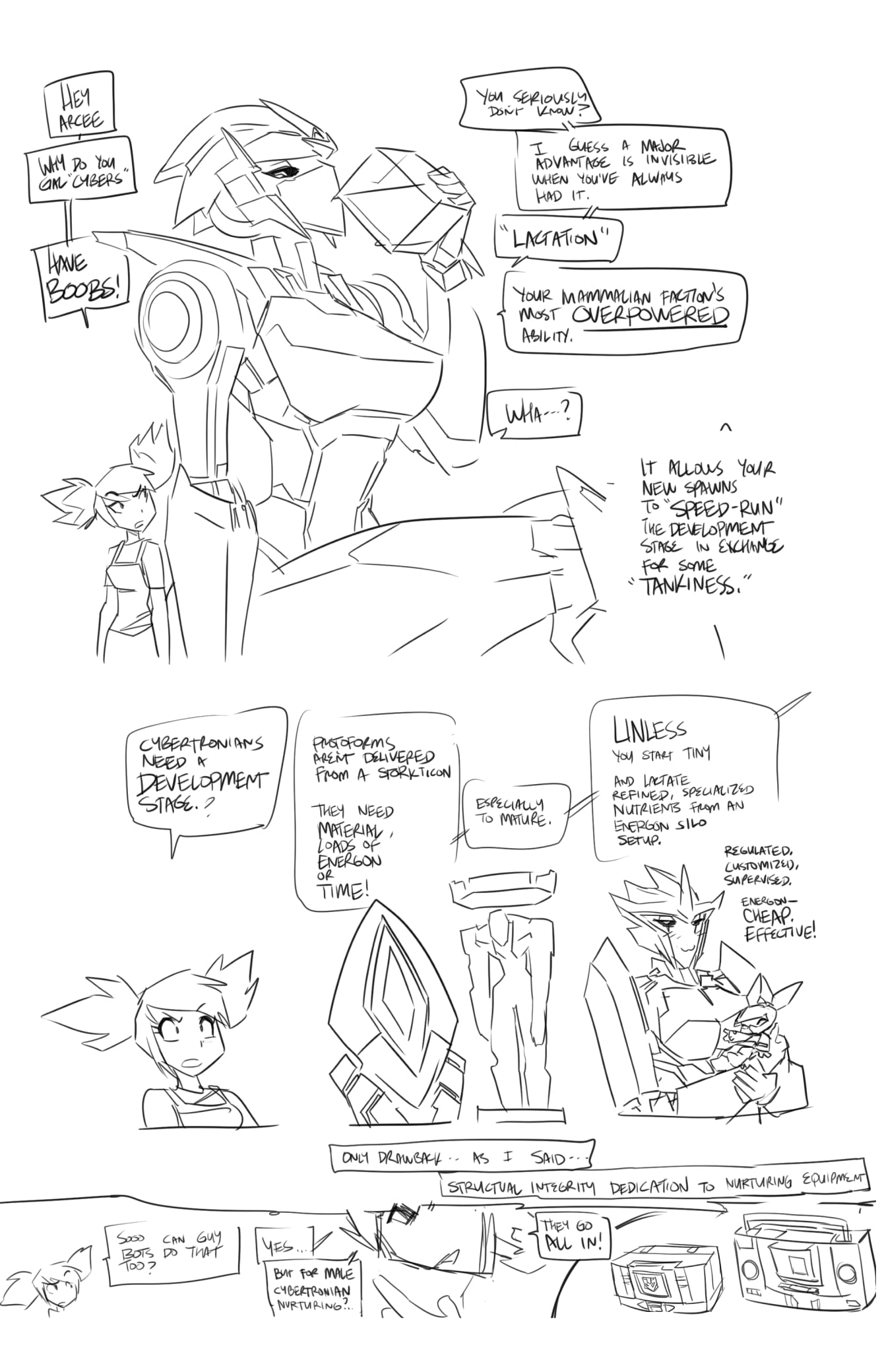 Jack X Arcee: “Autobutt Jack” (Transformer) [Fred Perry] - Chapter 1 — Page 26