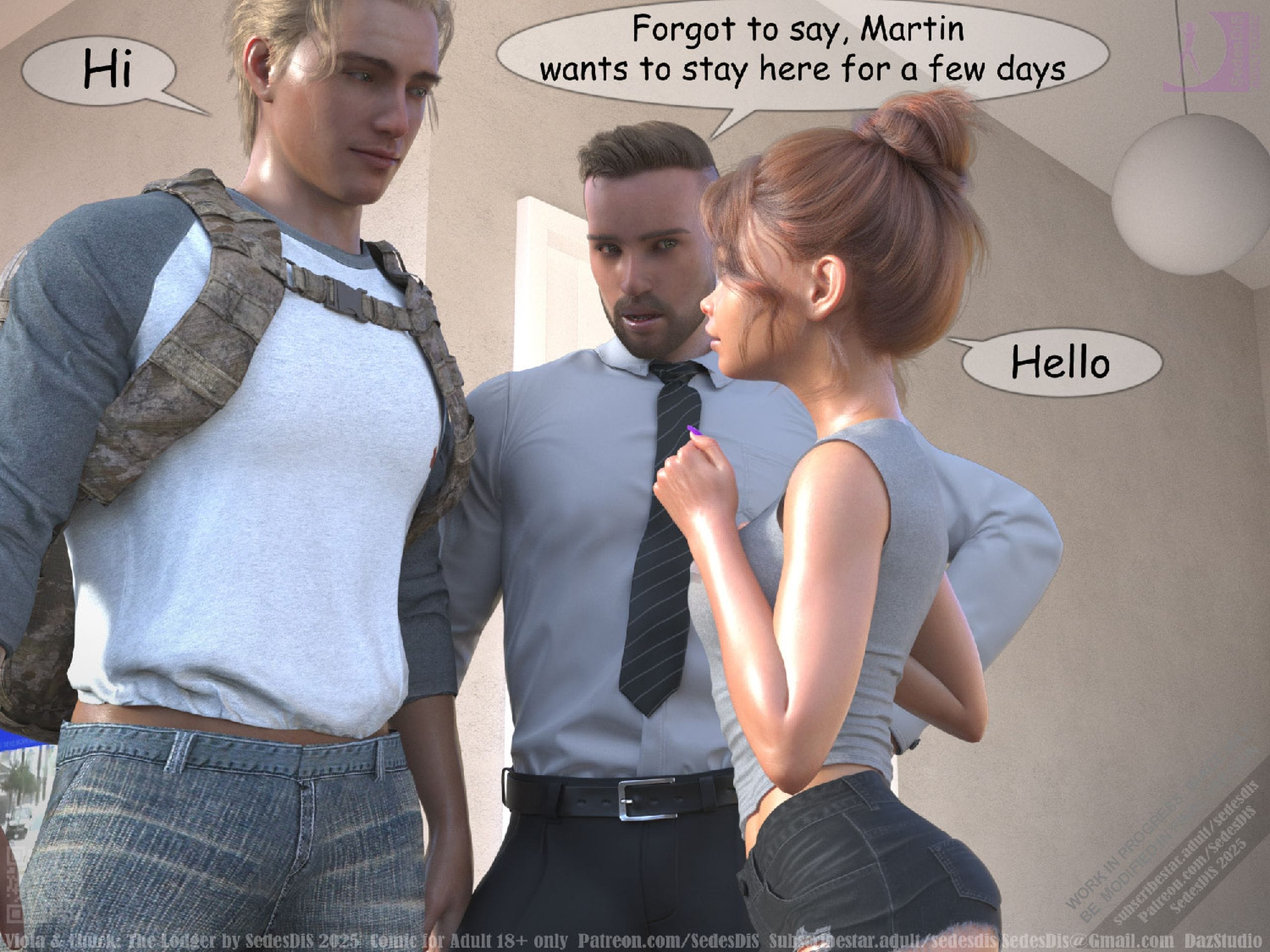Viola & Chuck – The Lodger [SedesDiS] - Chapter 1 — Page 7