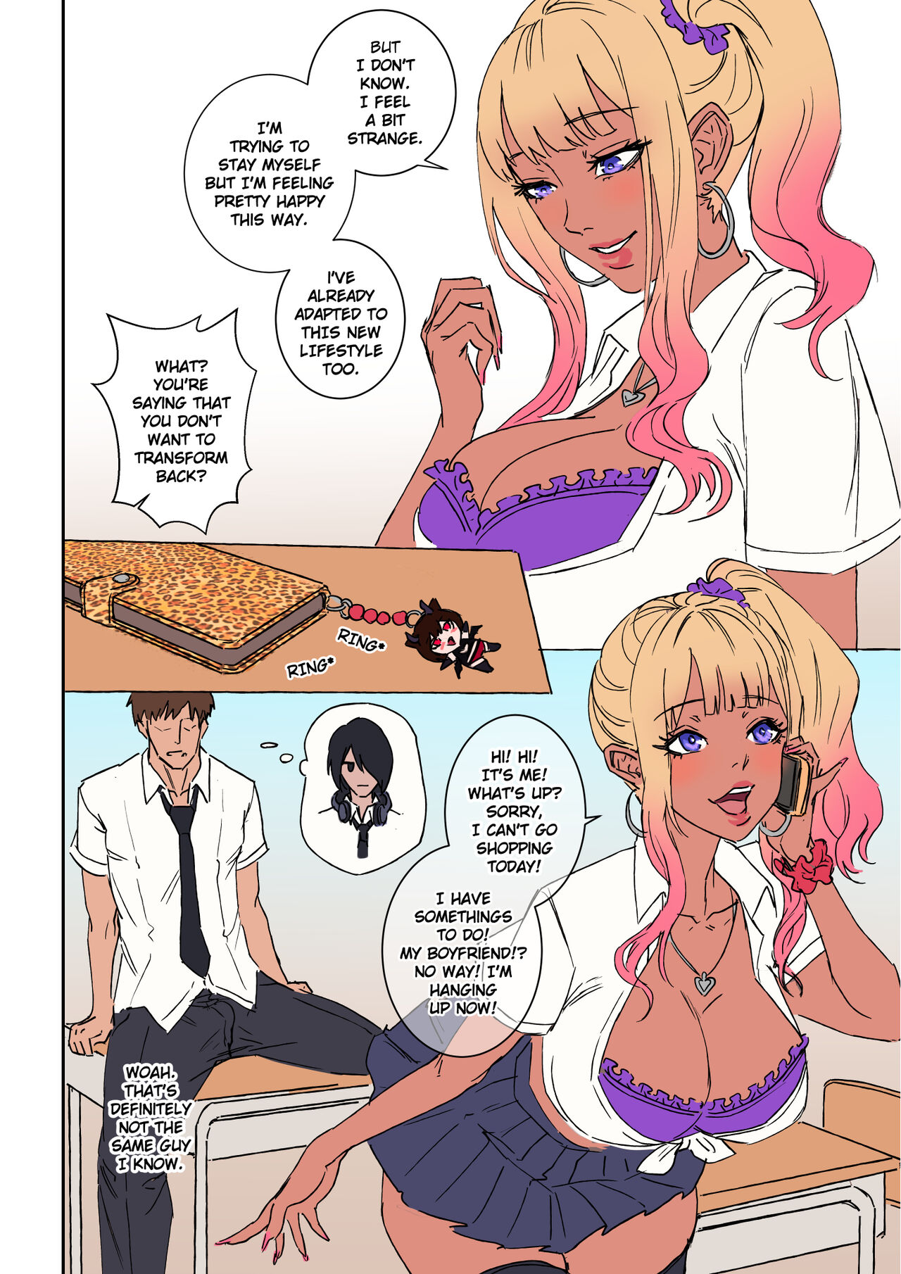 My Shy Best Friend Turned Into A Gal Girl And Wants Me To Fuck Her porn comic - Chapter 1 — Page 10