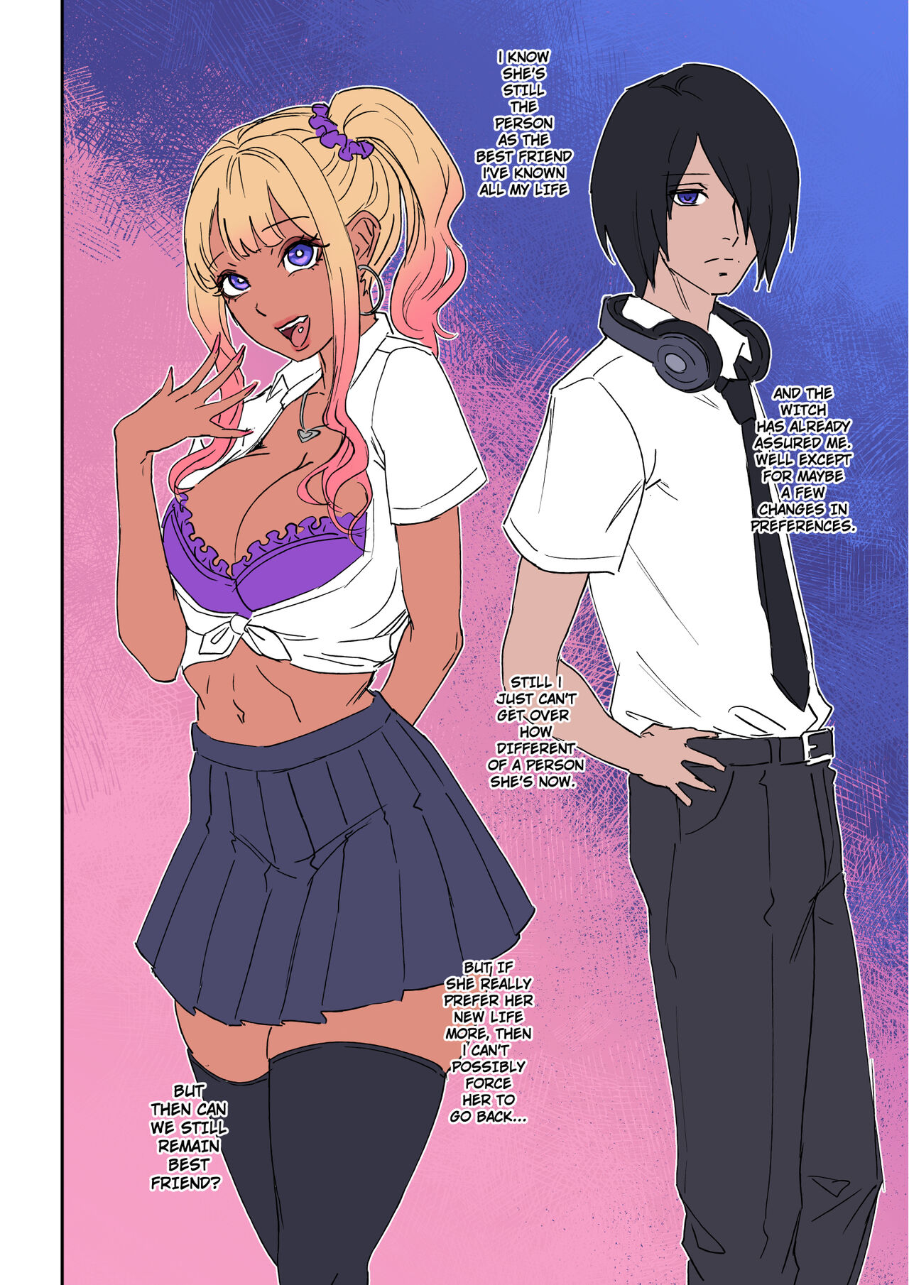 My Shy Best Friend Turned Into A Gal Girl And Wants Me To Fuck Her porn comic - Chapter 1 — Page 14