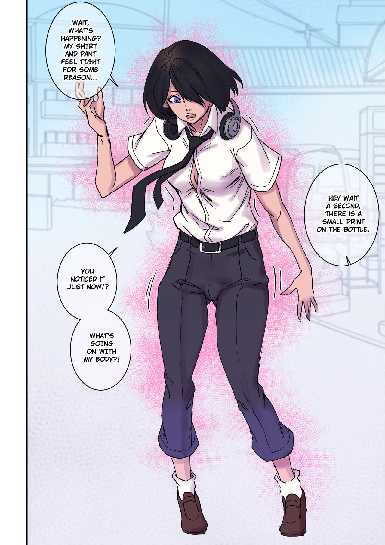 My Shy Best Friend Turned Into A Gal Girl And Wants Me To Fuck Her porn comic - Chapter 1 — Page 4