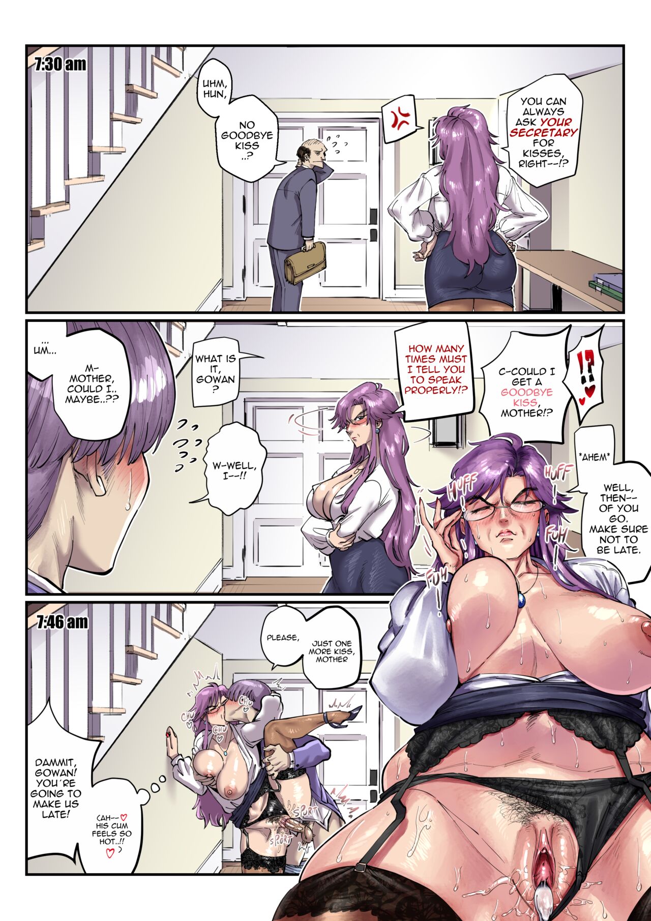 A Strict Mother's Daily Routine porn comic - Chapter 1 — Page 4