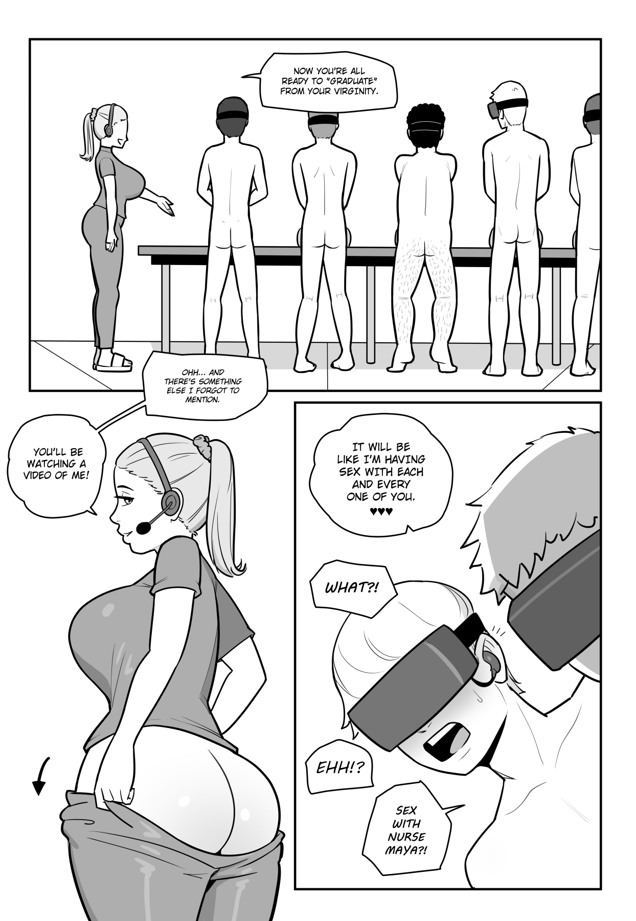 Maya's Virgin Training! porn comic - Chapter 1 — Page 26