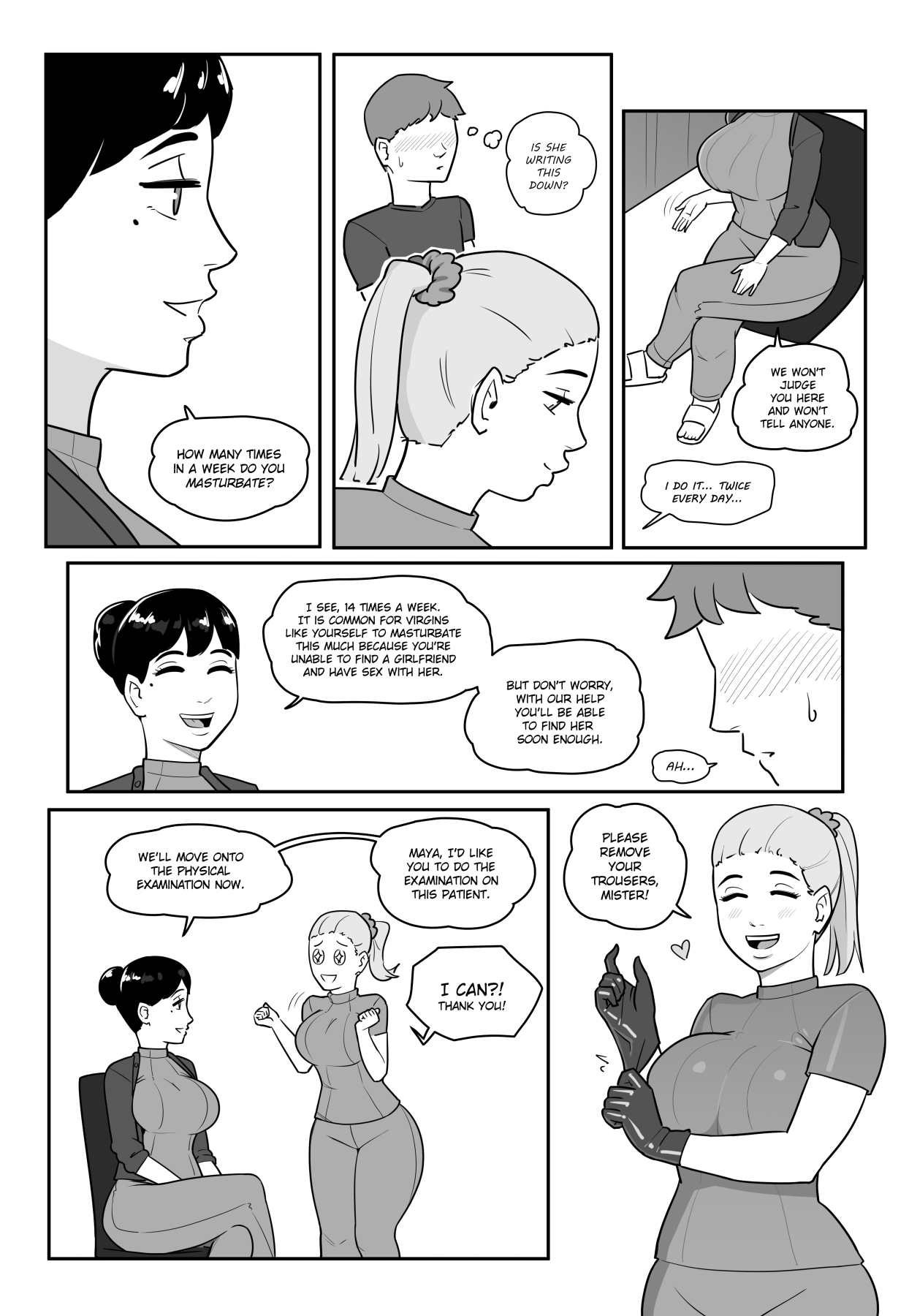 Maya's Virgin Training! porn comic - Chapter 1 — Page 4