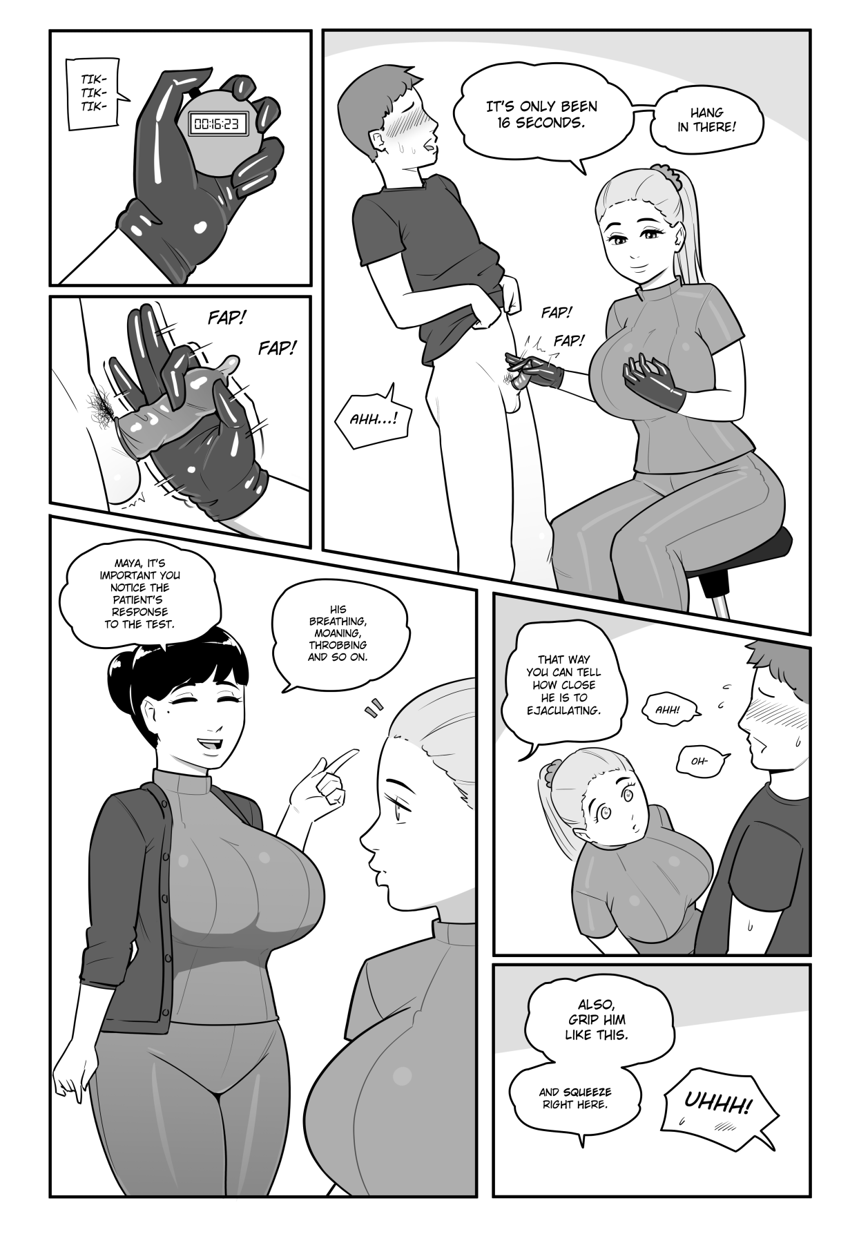 Maya's Virgin Training! porn comic - Chapter 1 — Page 6