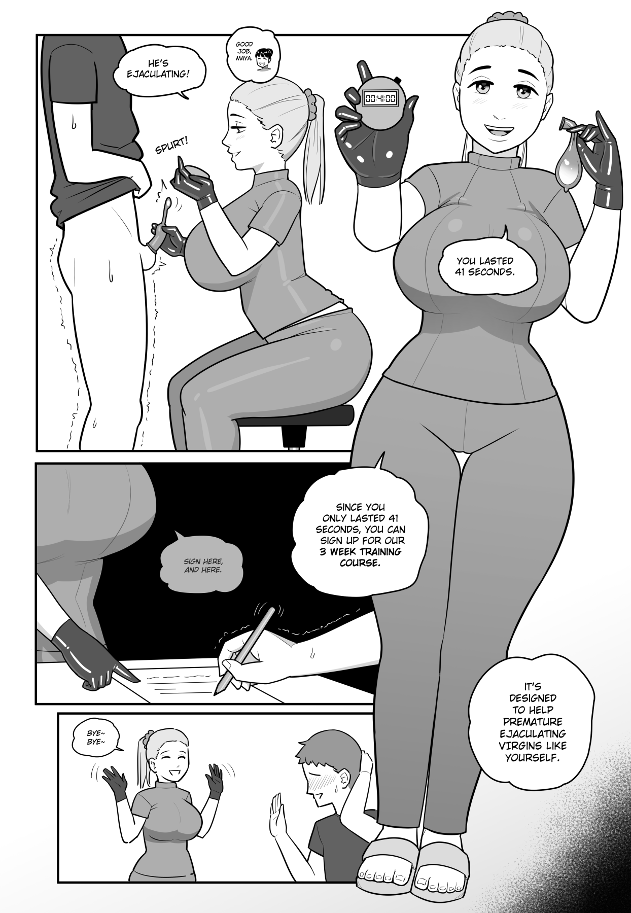 Maya's Virgin Training! porn comic - Chapter 1 — Page 7